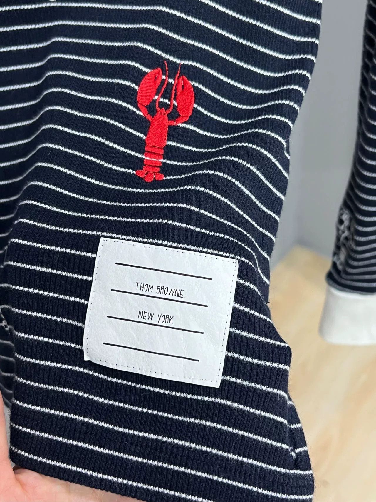 Thom Browne thom browne lobster striped polo shirt Size US M / EU 48-50 / 2 - 3 Thumbnail