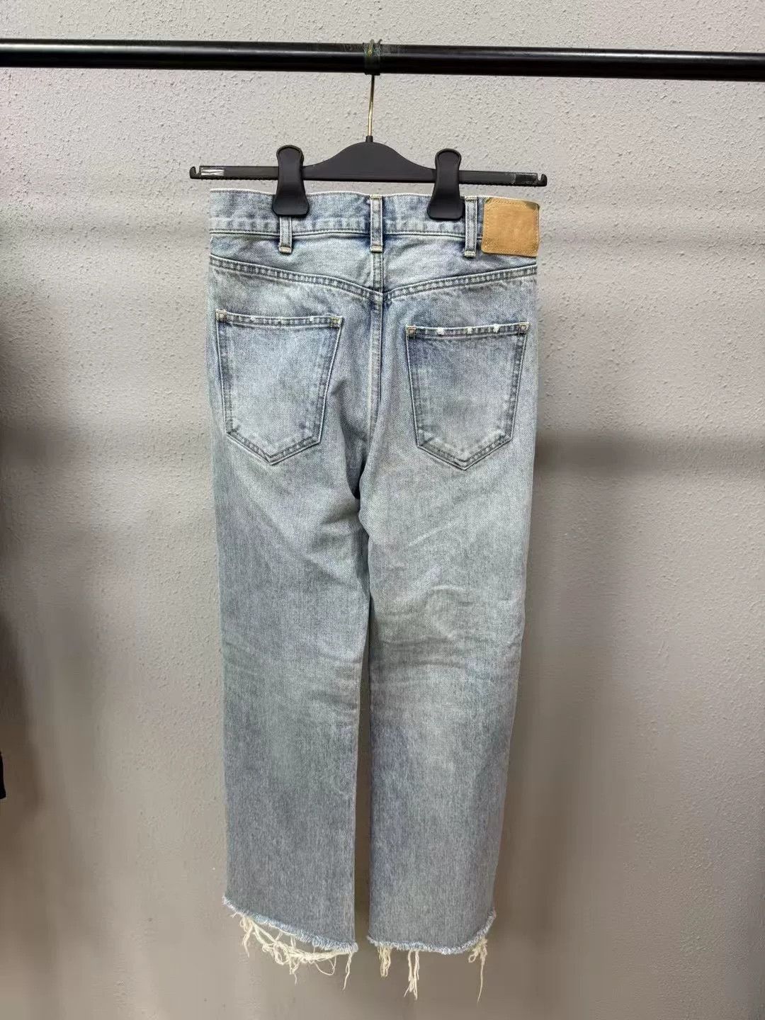 Celine Celine Frayed Edge Denim Jeans size 25 Size 25" / US 0 / IT 36 - 2 Thumbnail