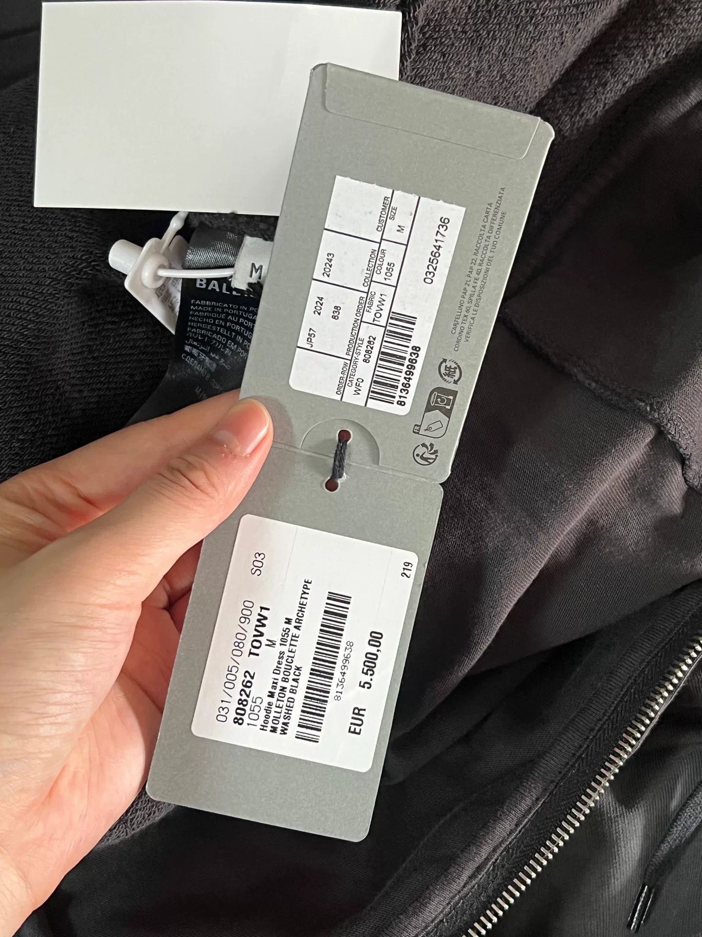 Balenciaga balenciaga hoodie dress with long skirt Size M / US 6-8 / IT 42-44 - 5 Thumbnail