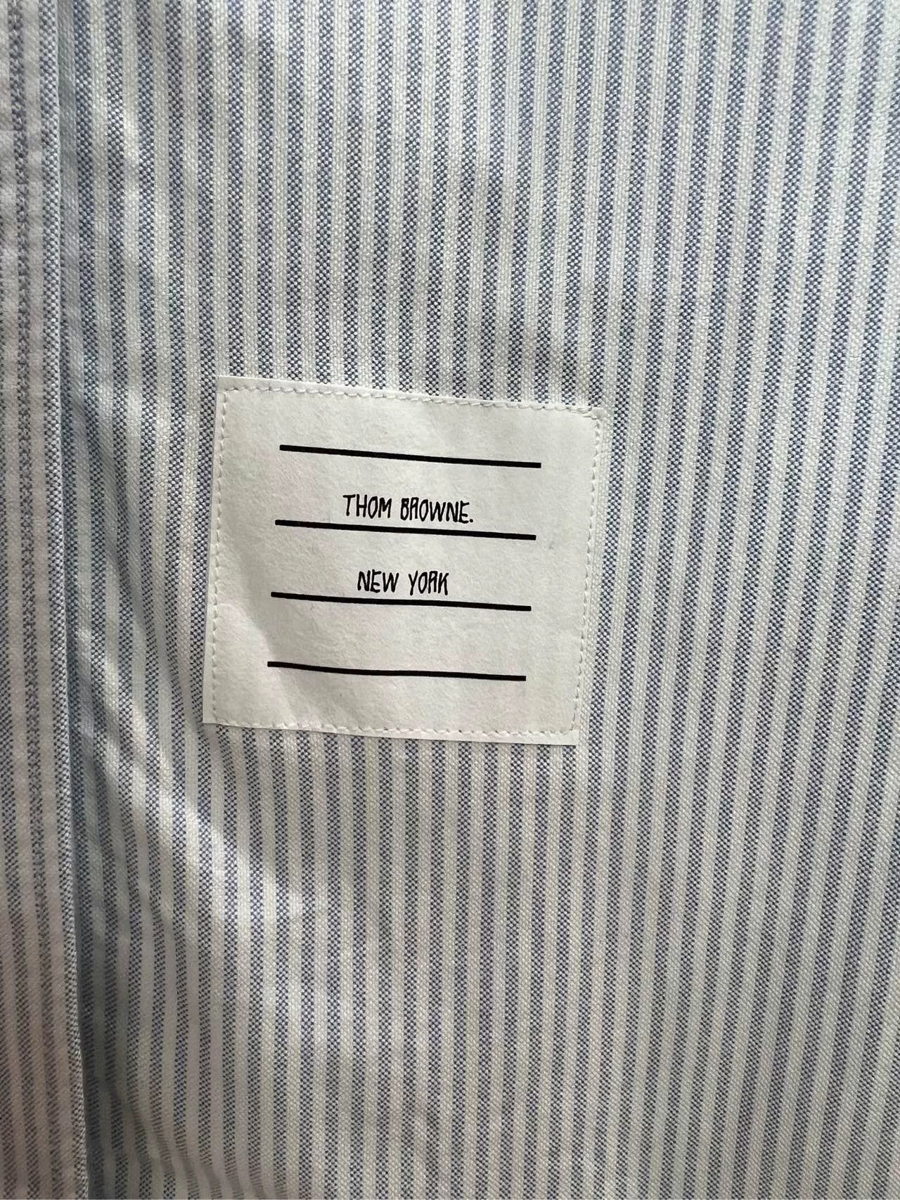 Thom Browne thom browne striped long sleeve shirt Size US M / EU 48-50 / 2 - 3 Thumbnail