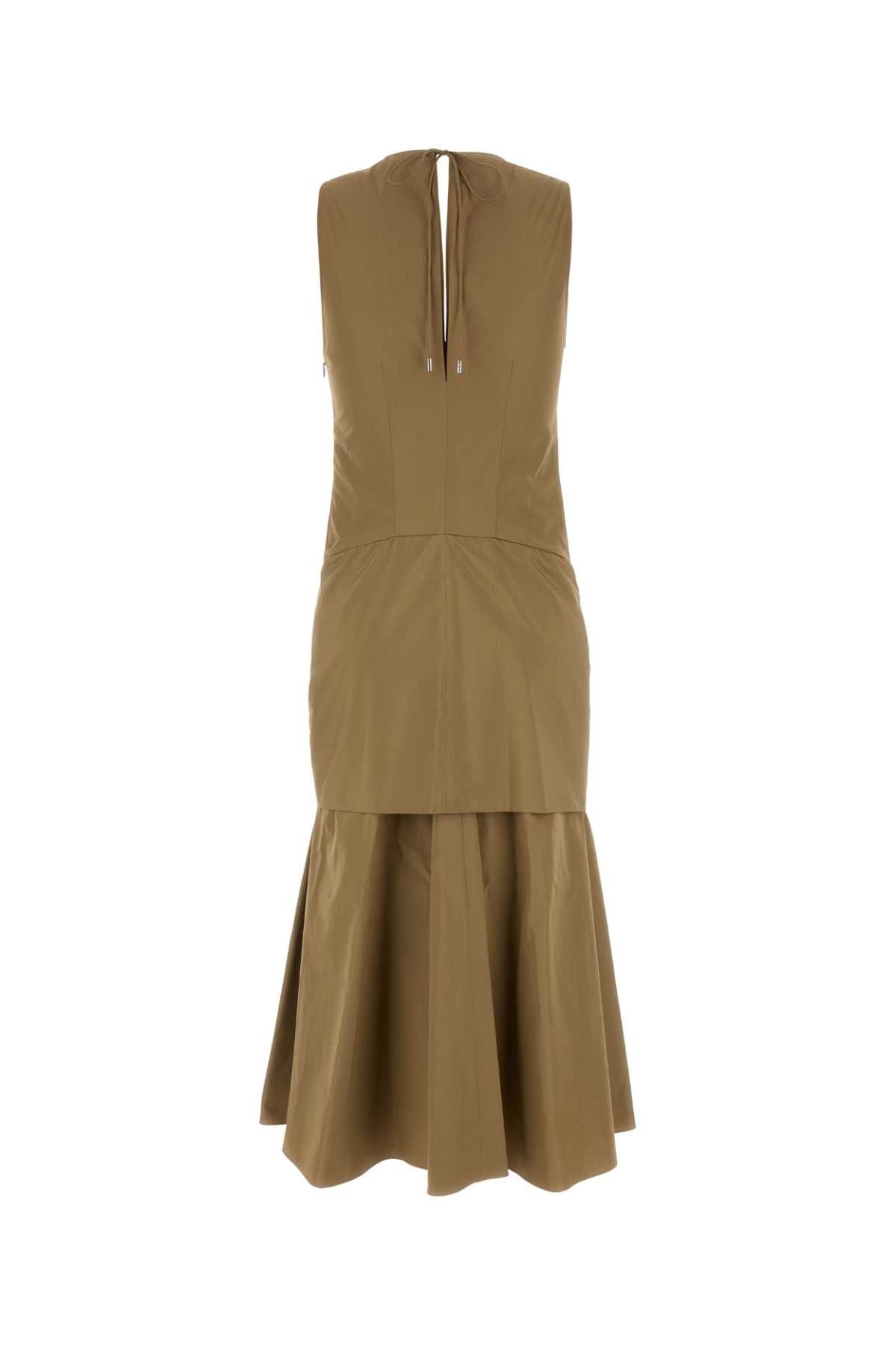 Loewe Camel Poplin Dress Size M / US 6-8 / IT 42-44 - 2 Thumbnail