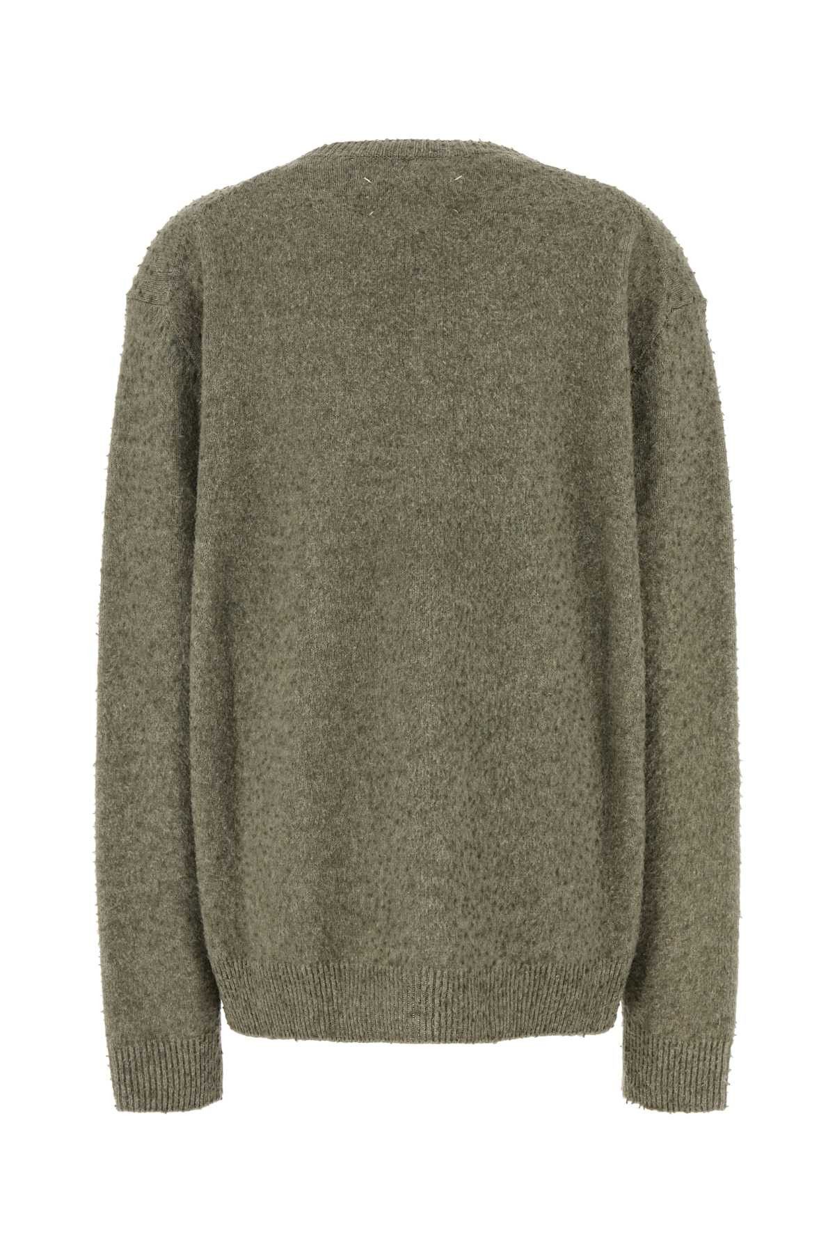 Maison Margiela Sage Green Wool Blend Sweater Size M / US 6-8 / IT 42-44 - 2 Thumbnail
