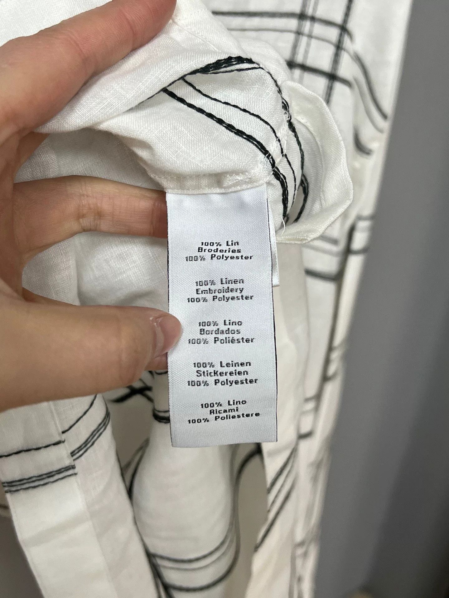 Hermes hermes linen shirt with checked pattern Size US M / EU 48-50 / 2 - 3 Thumbnail