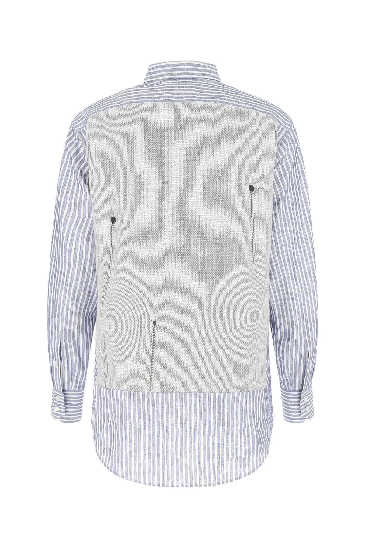 Maison Margiela Embroidered Cotton Bend Shirt Size XS / US 0-2 / IT 36-38 - 2 Thumbnail