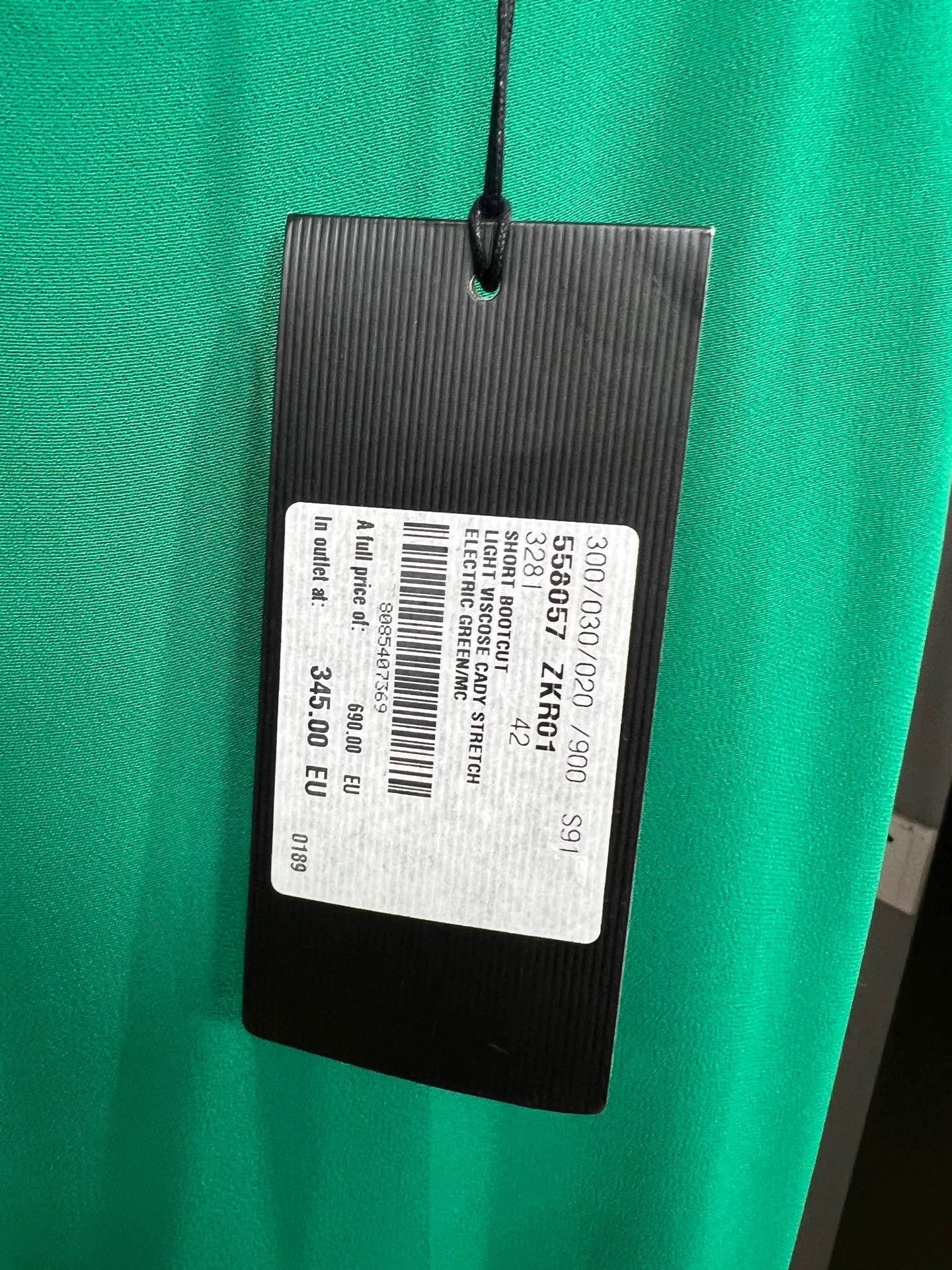 Gucci gucci green trousers with original tag Size US 27 - 3 Thumbnail
