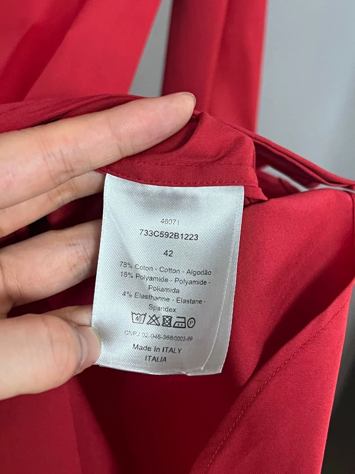 Dior Dior Red Bee Long Sleeve Shirt Size US M / EU 48-50 / 2 - 5 Thumbnail