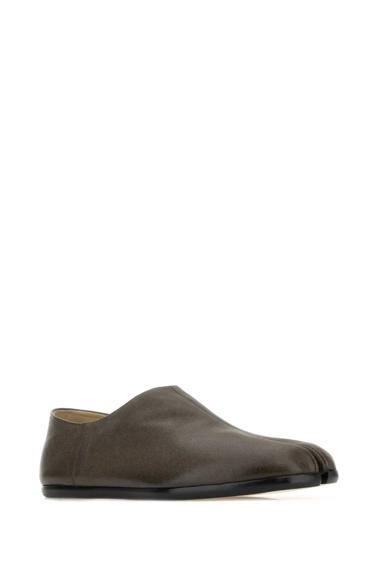 Maison Margiela Dark Brown Leather Tabi Loafers Size US 10 / EU 43 - 2 Thumbnail