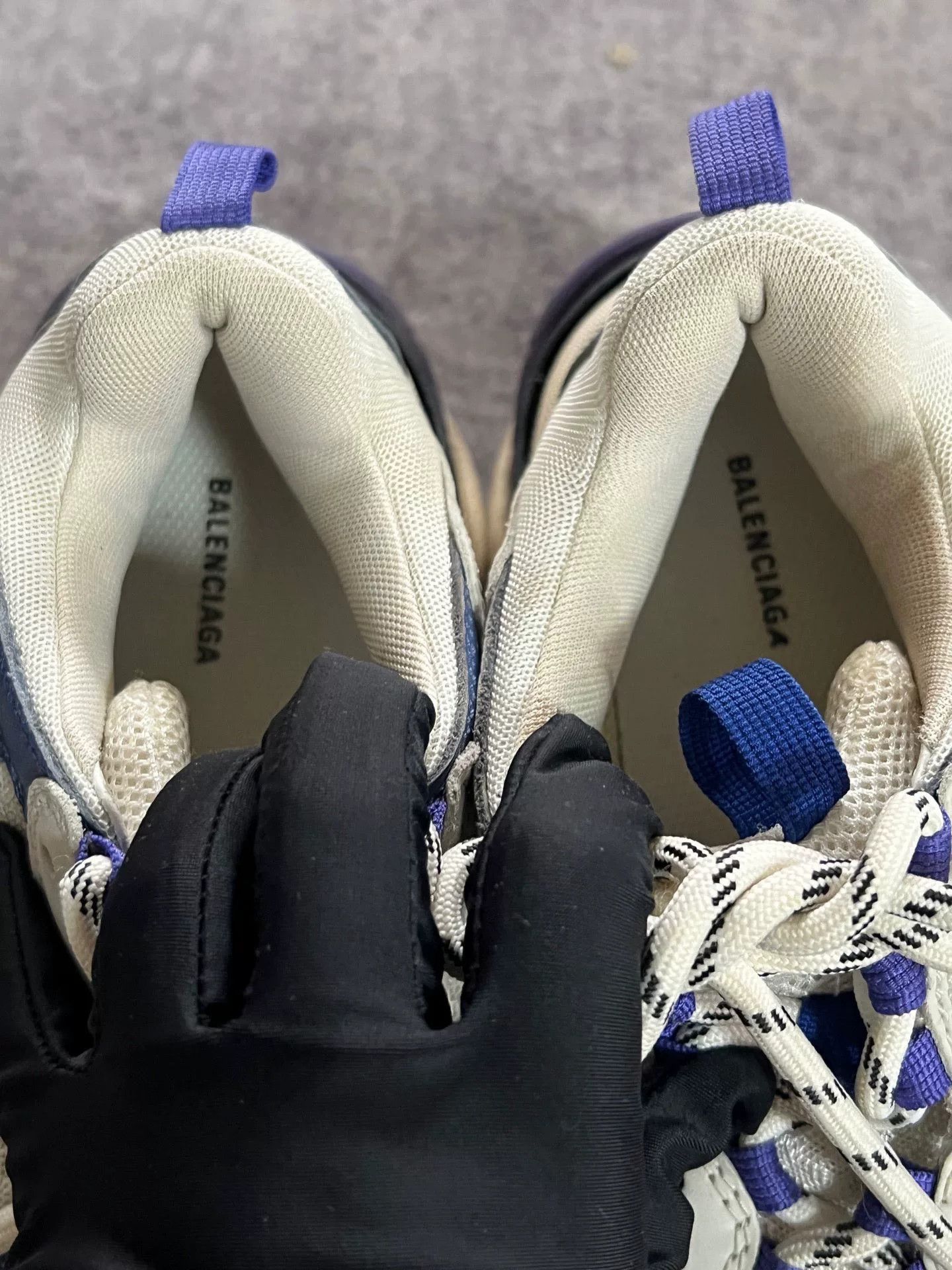 Balenciaga balenciaga white and purple dad sneakers Size US 6 / EU 39 - 3 Thumbnail