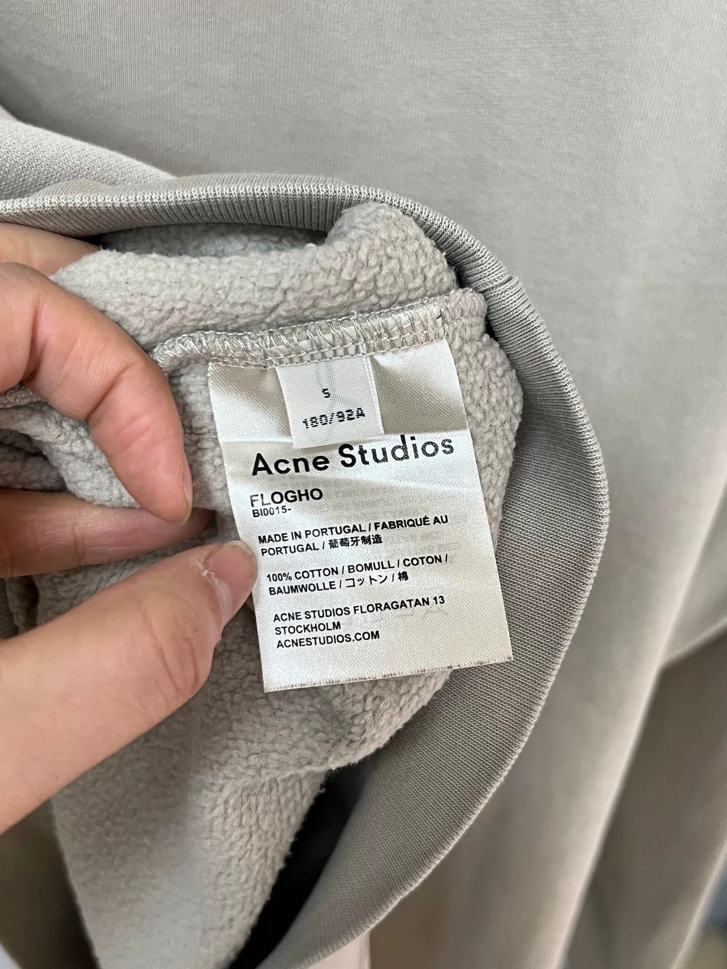 Acne Studios beige acne studios sweatshirt in excellent condition Size US S / EU 44-46 / 1 - 3 Thumbnail