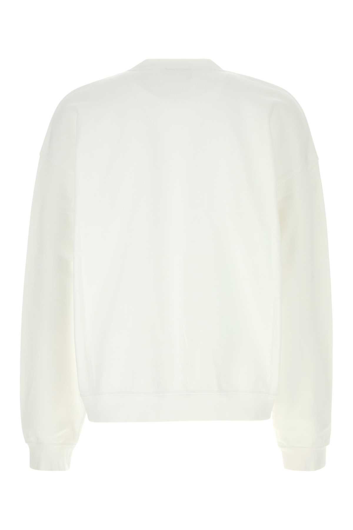 Dsquared2 White Cotton Oversize Sweatshirt Size US S / EU 44-46 / 1 - 2 Thumbnail