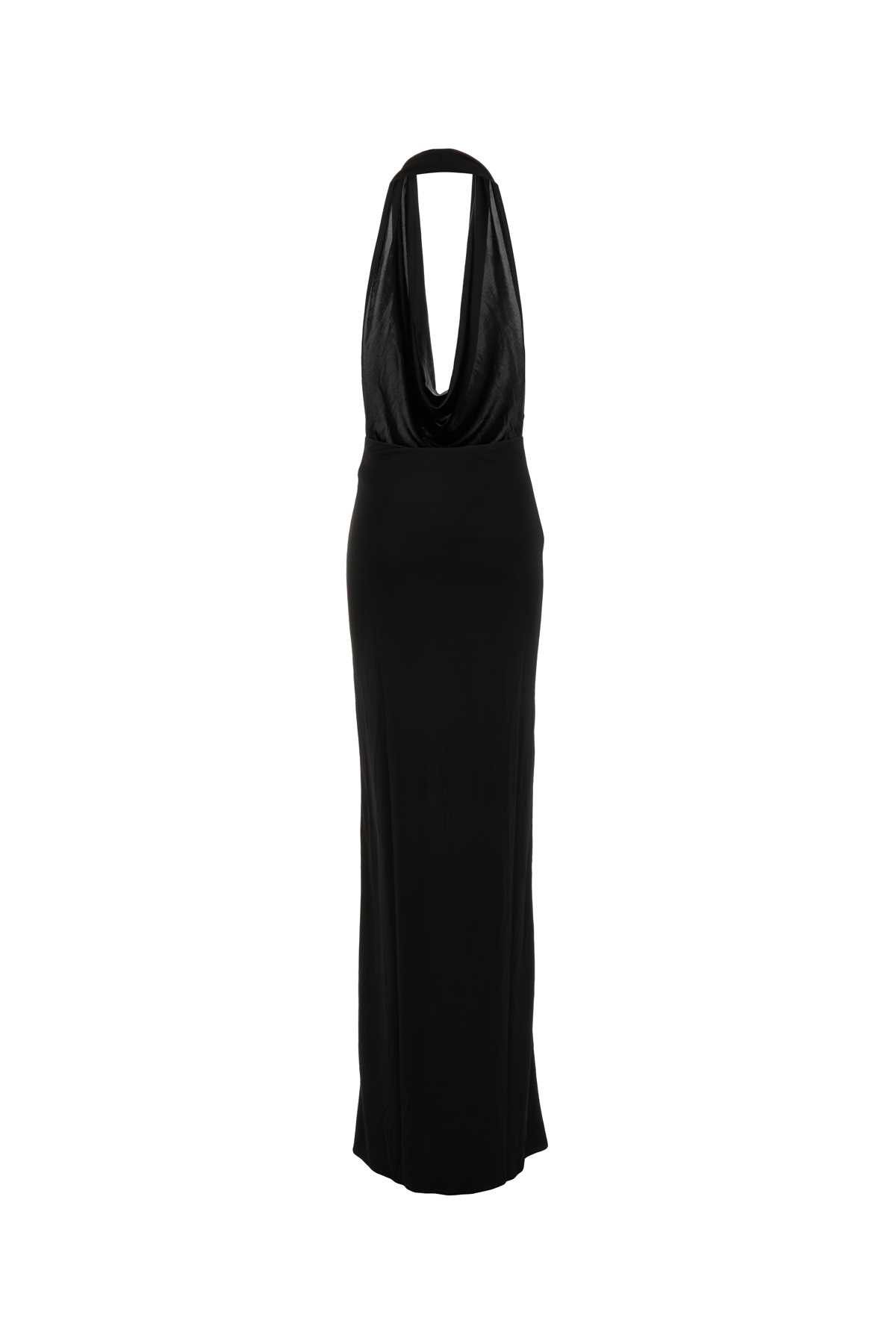 Dsquared2 Black Jersey Long Dress Size M / US 6-8 / IT 42-44 - 2 Thumbnail