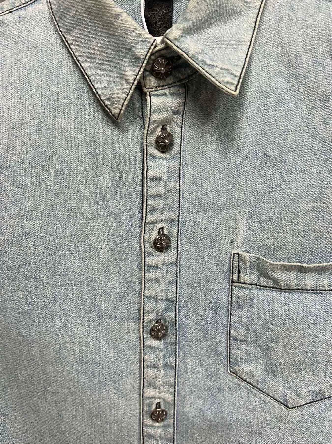 Chrome Hearts chrome hearts cross denim shirt Size US S / EU 44-46 / 1 - 3 Thumbnail