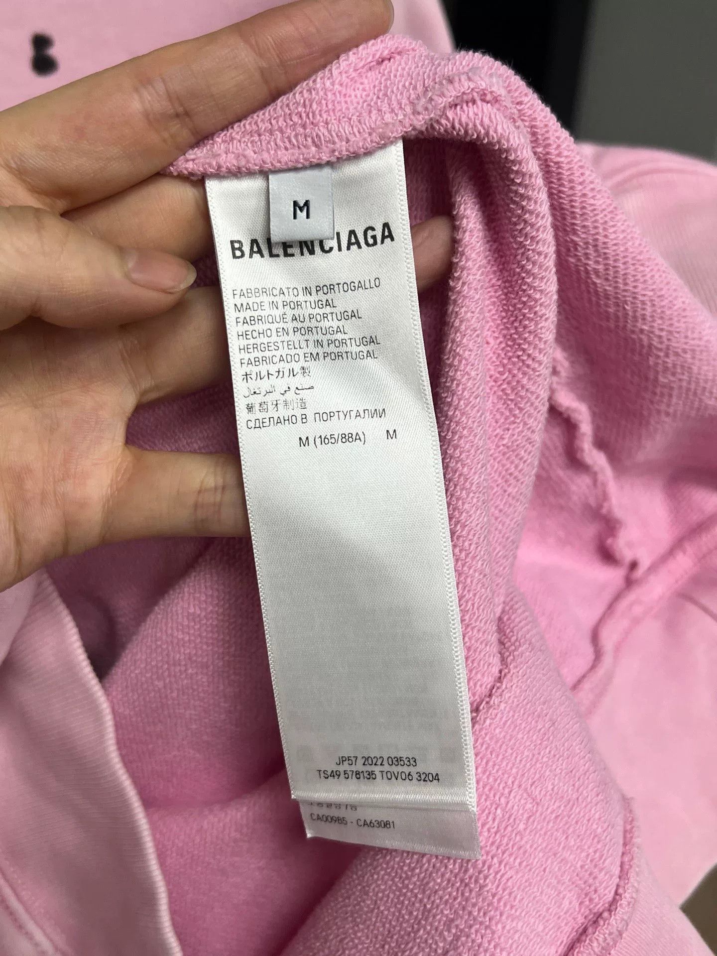 Balenciaga balenciaga graffiti logo hoodie in pink Size US M / EU 48-50 / 2 - 3 Thumbnail