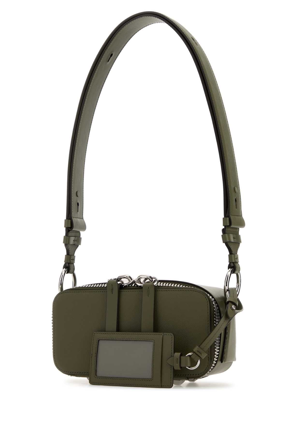 Maison Margiela Army Green Leather Shoulder Bag Size ONE SIZE - 2 Thumbnail