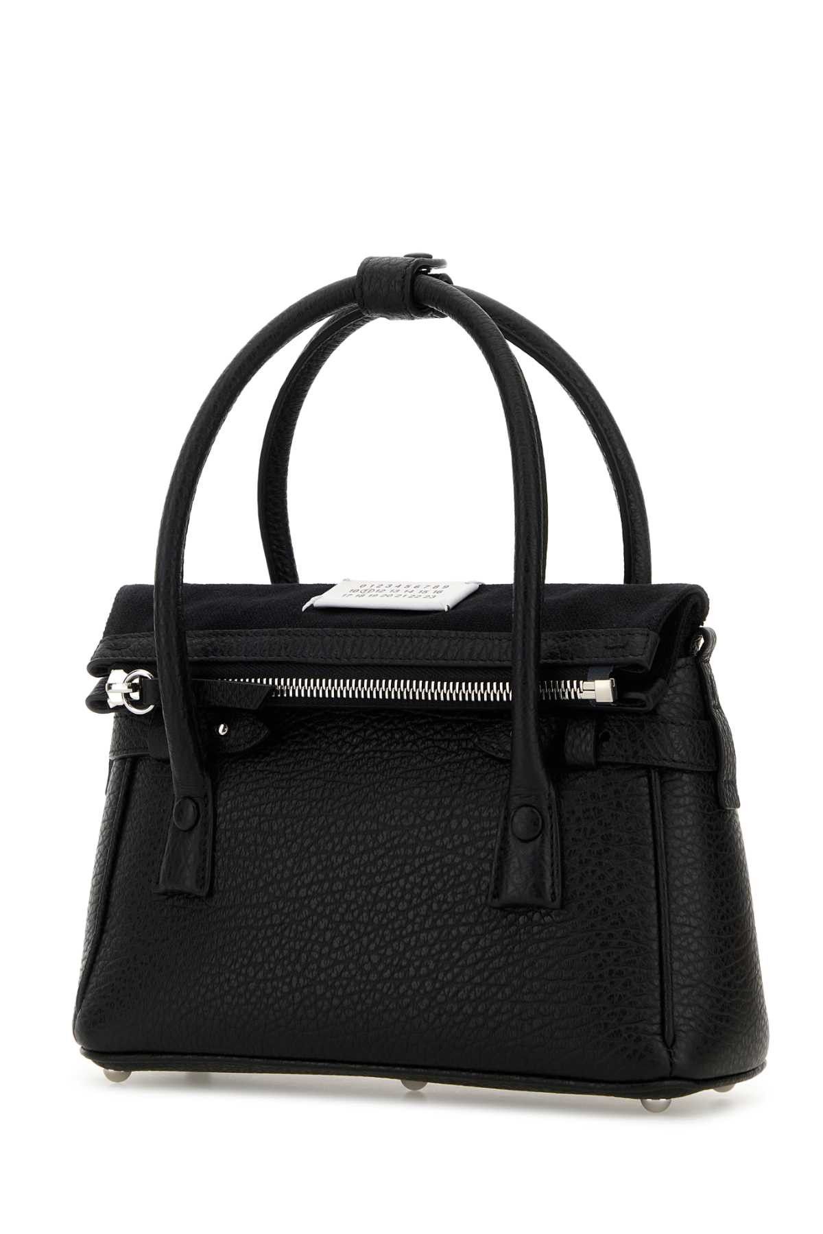 Maison Margiela Black Leather Handbag Size ONE SIZE - 2 Thumbnail