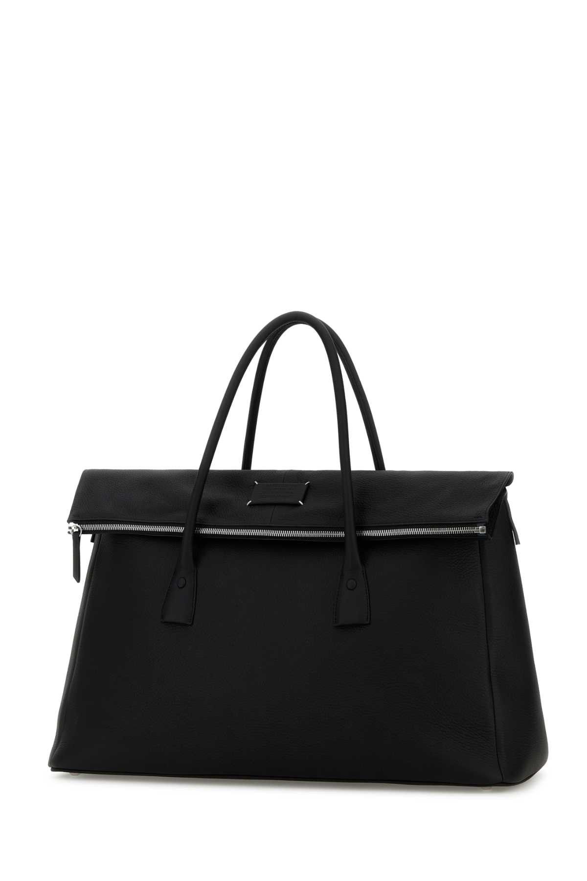 Maison Margiela Black Leather 5Ac Travel Bag Size ONE SIZE - 2 Thumbnail