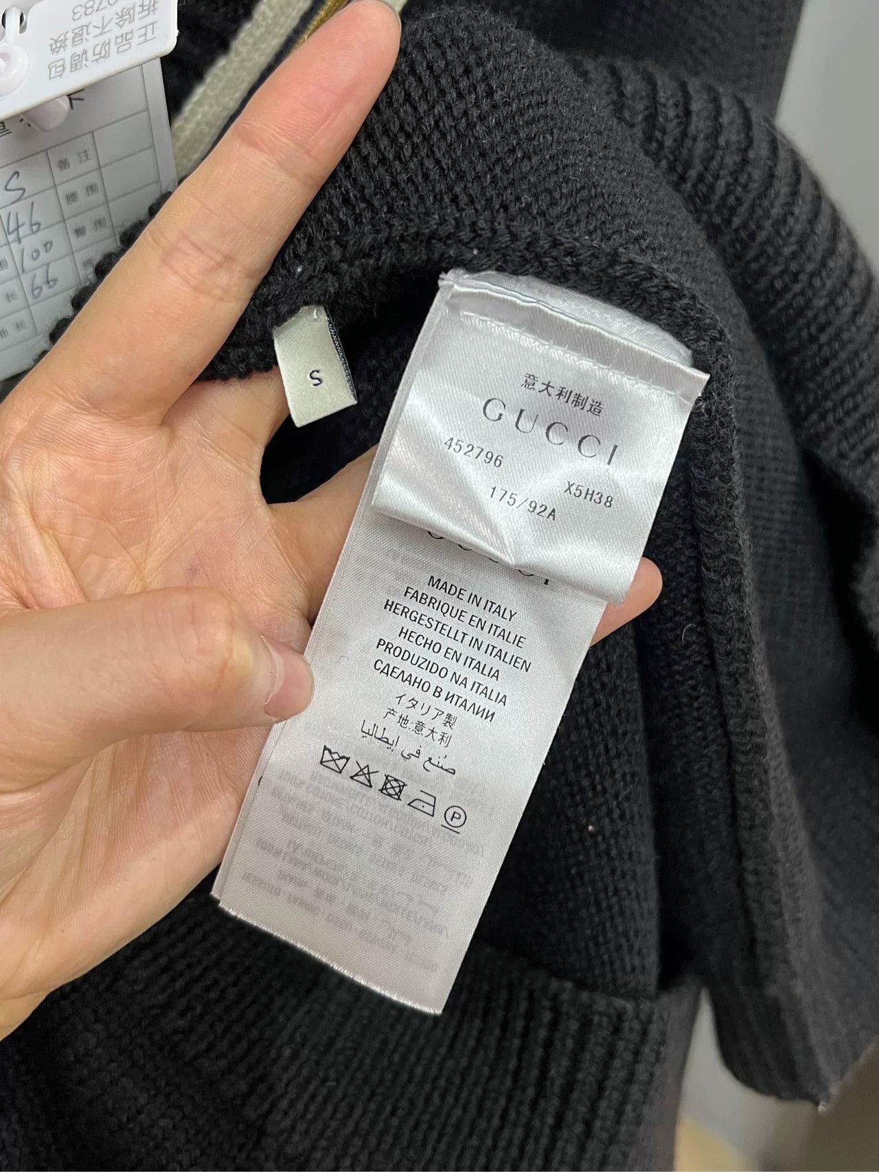 Gucci gucci black sweater with bee motif Size S / US 4 / IT 40 - 4 Thumbnail