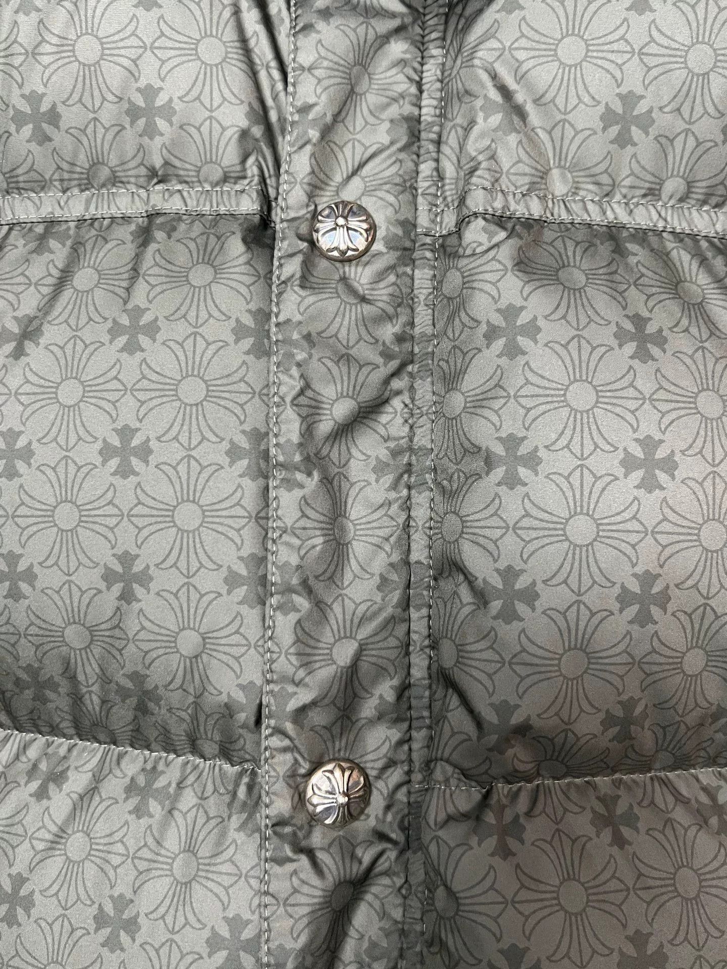 Chrome Hearts chrome hearts green printed puffer jacket Size US M / EU 48-50 / 2 - 4 Thumbnail