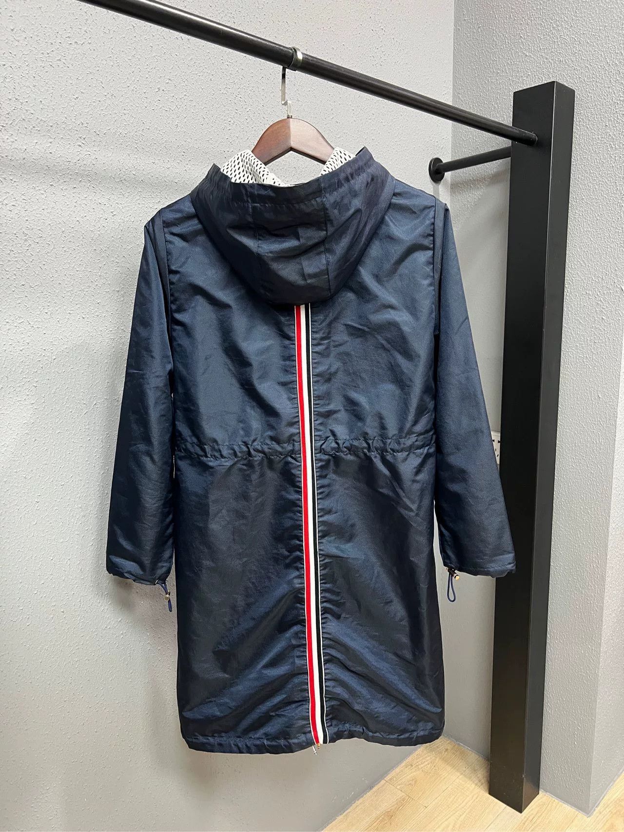 thom browne color block windbreaker jacket