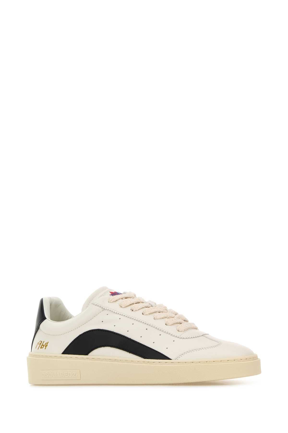Dsquared2 Two-Tone Leather Rider Sneakers Size US 12 / EU 45 - 2 Thumbnail