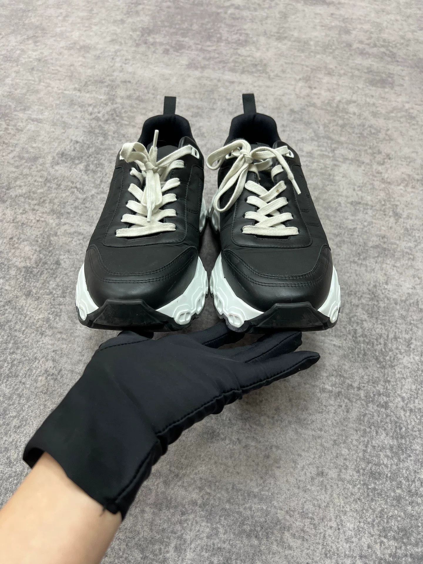 Hermes Hermes Thick Sole Sneakers in Black Size US 10.5 / EU 43-44 - 5 Thumbnail