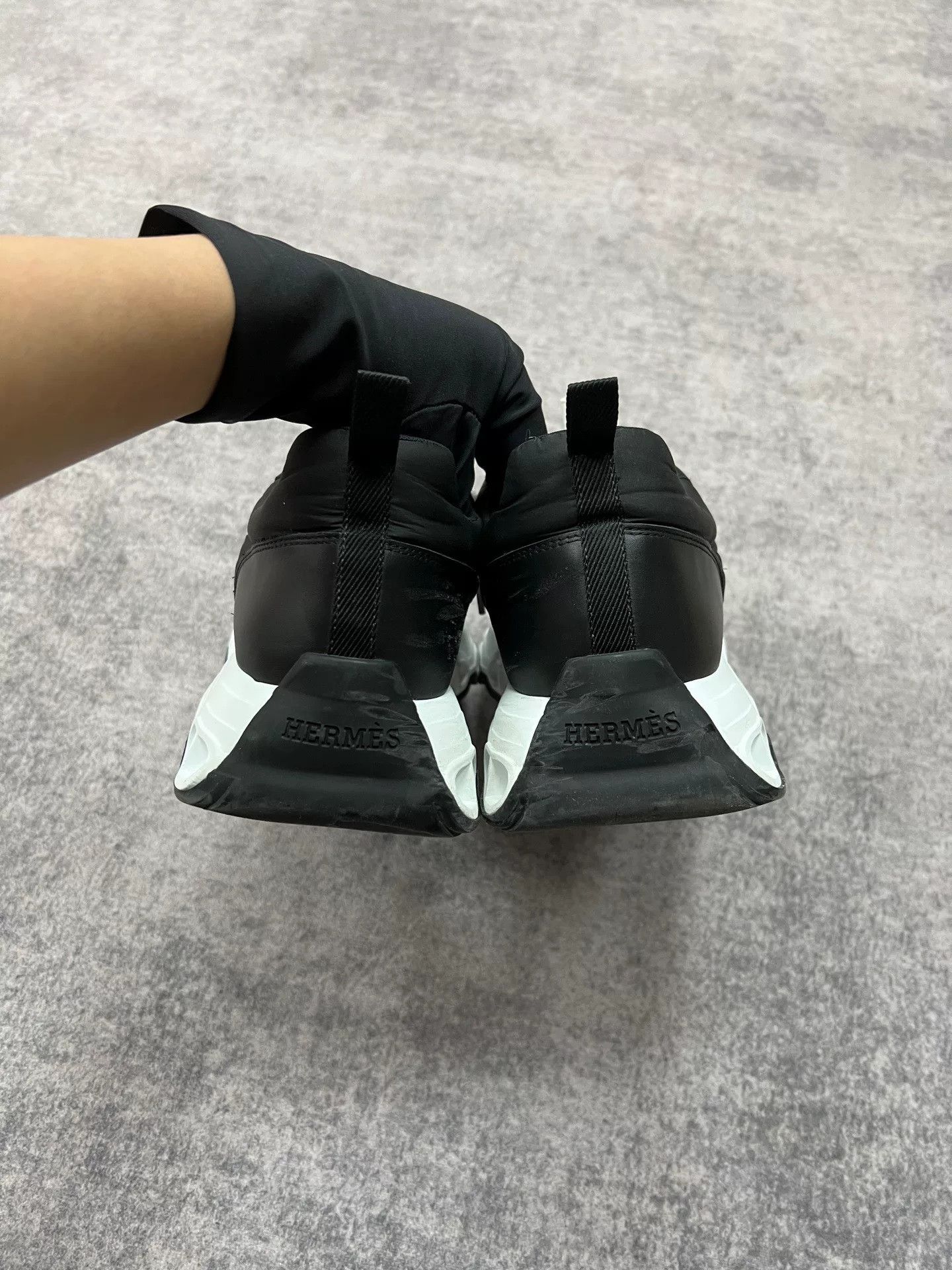 Hermes Hermes Thick Sole Sneakers in Black Size US 10.5 / EU 43-44 - 6 Thumbnail