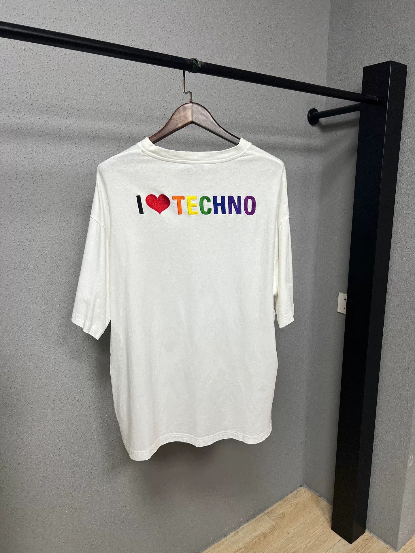 Balenciaga Balenciaga Colorful Note Short Sleeve Shirt Size US L / EU 52-54 / 3 - 2 Thumbnail