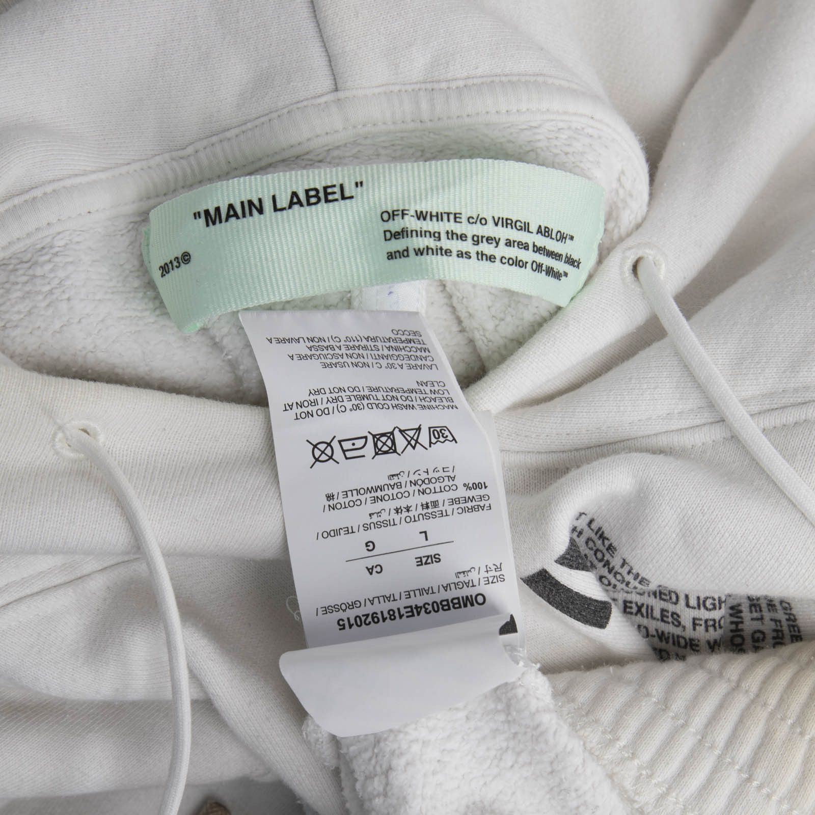 Off-White White Liberty Print Hoodie Size L / US 10 / IT 46 - 12 Thumbnail