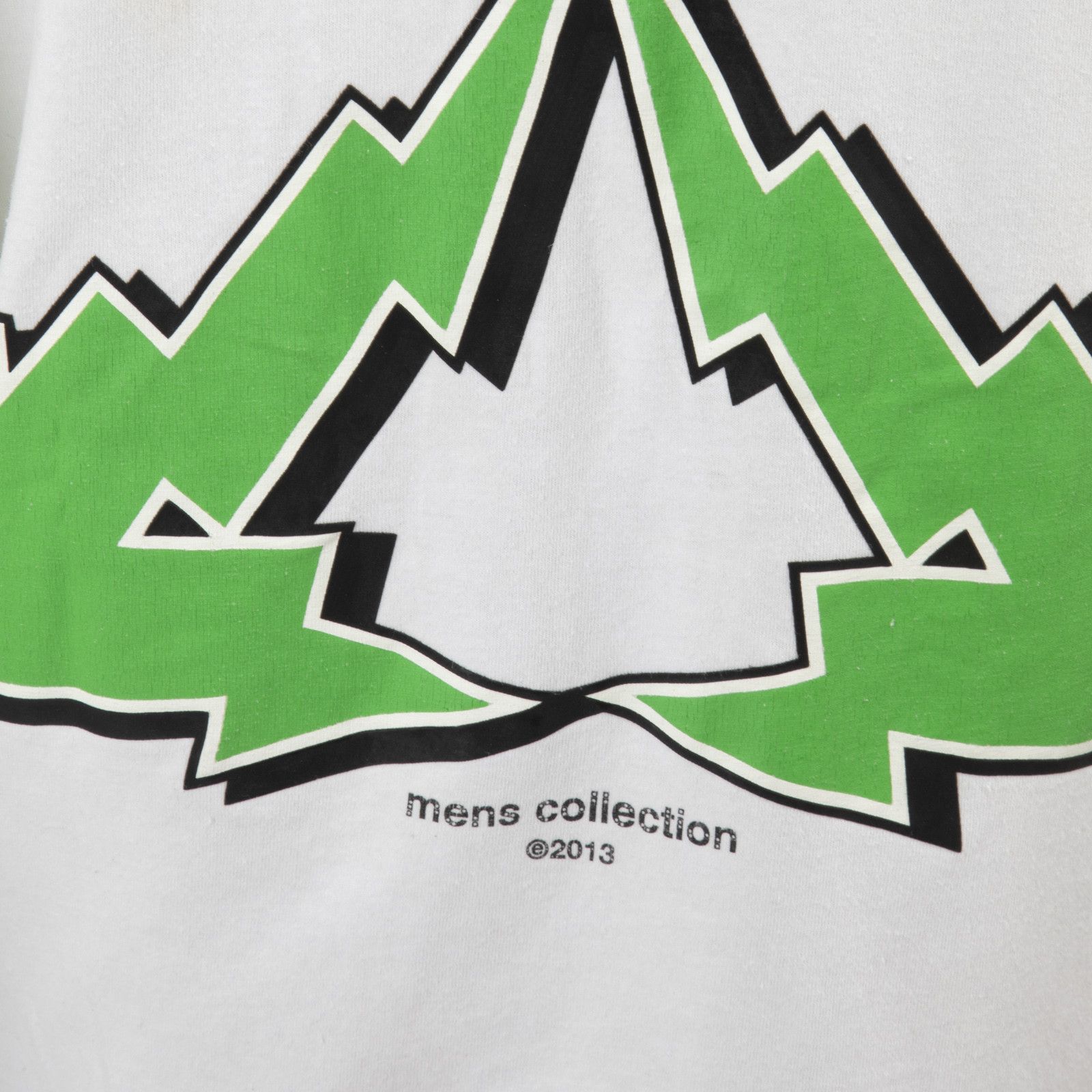 Off-White White & Green Logo Graphic T-Shirt Size M / US 6-8 / IT 42-44 - 3 Thumbnail