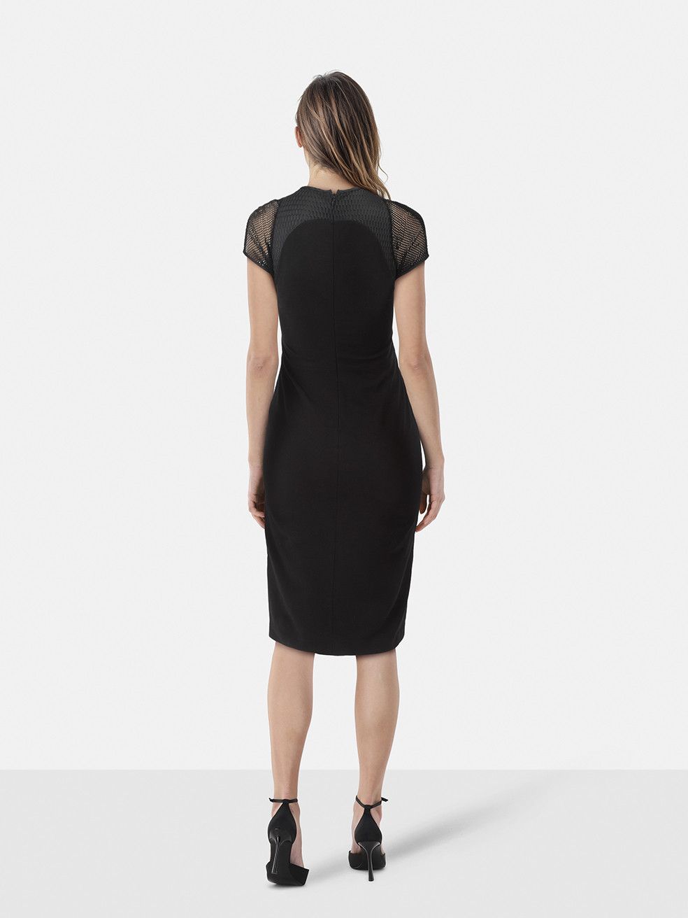 Stella McCartney Black Broderie Anglaise Dress Size XXS / US 00 / IT 34 - 2 Thumbnail