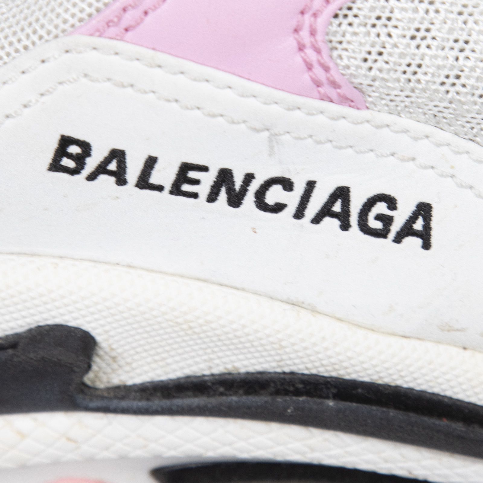 Balenciaga Pink & White Triple S Trainers Size US 9.5 / IT 39.5 - 5 Thumbnail