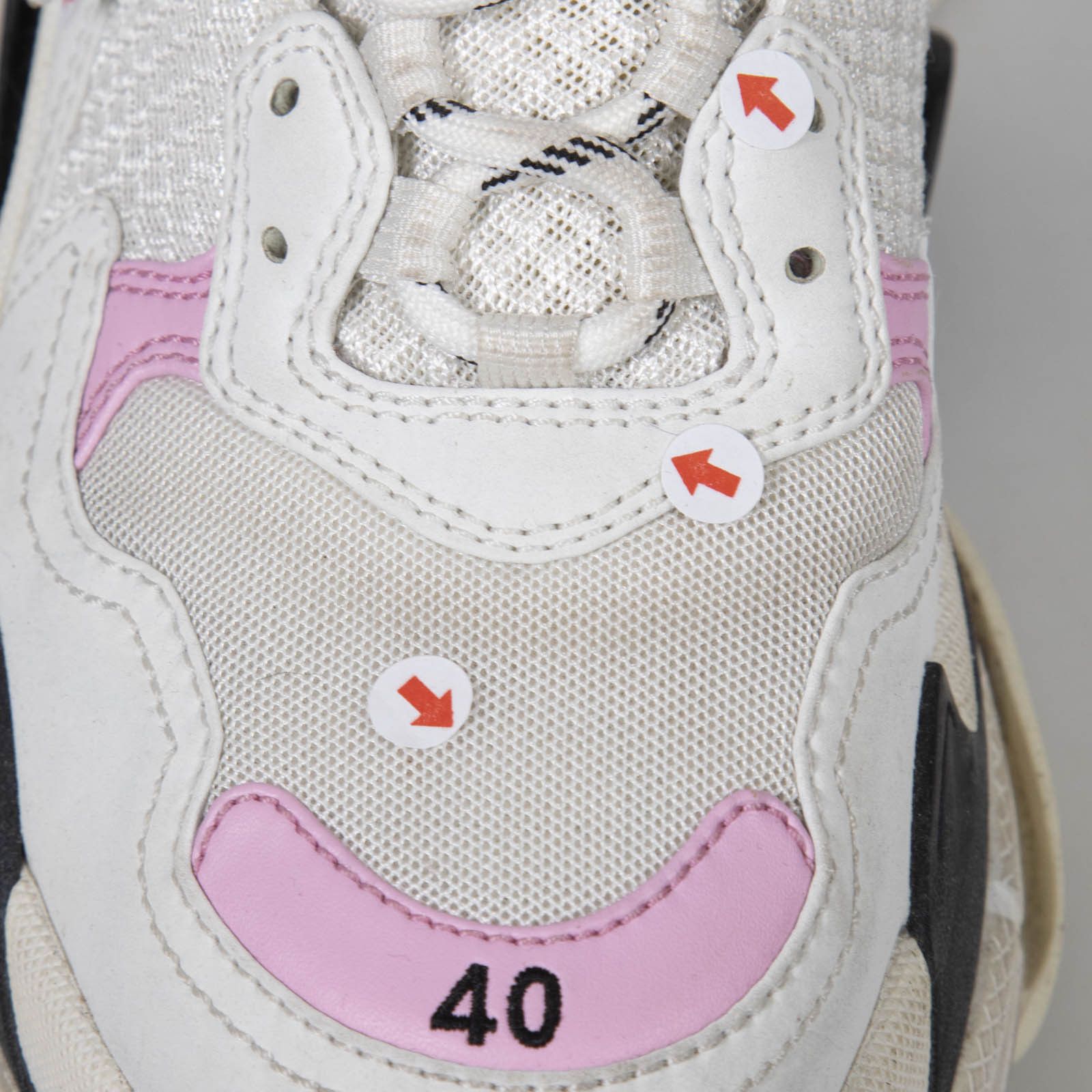 Balenciaga Pink & White Triple S Trainers Size US 9.5 / IT 39.5 - 9 Thumbnail