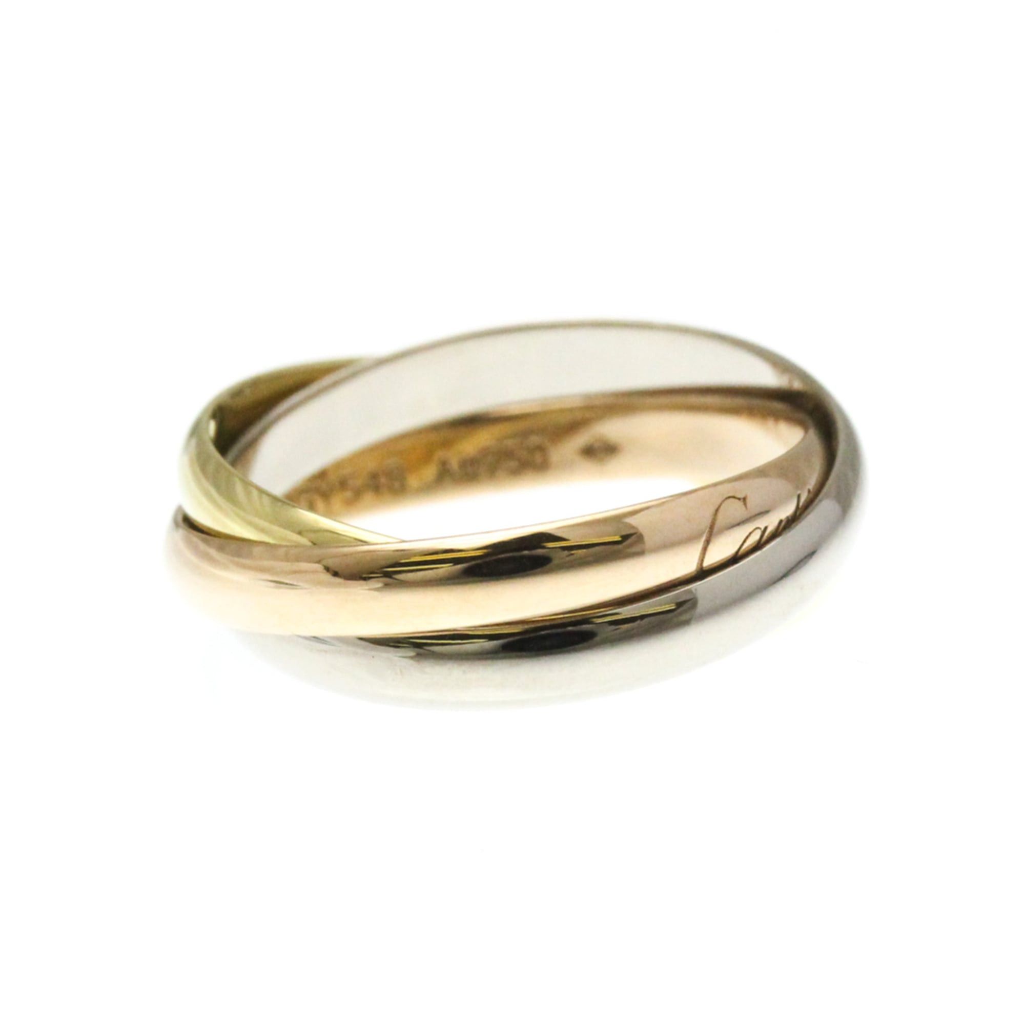 Cartier Cartier Trinity Yellow Gold (18K),Pink Gold (18K),White Gold (18K) Fashion No Stone Band Ring Gold Size ONE SIZE - 4 Thumbnail