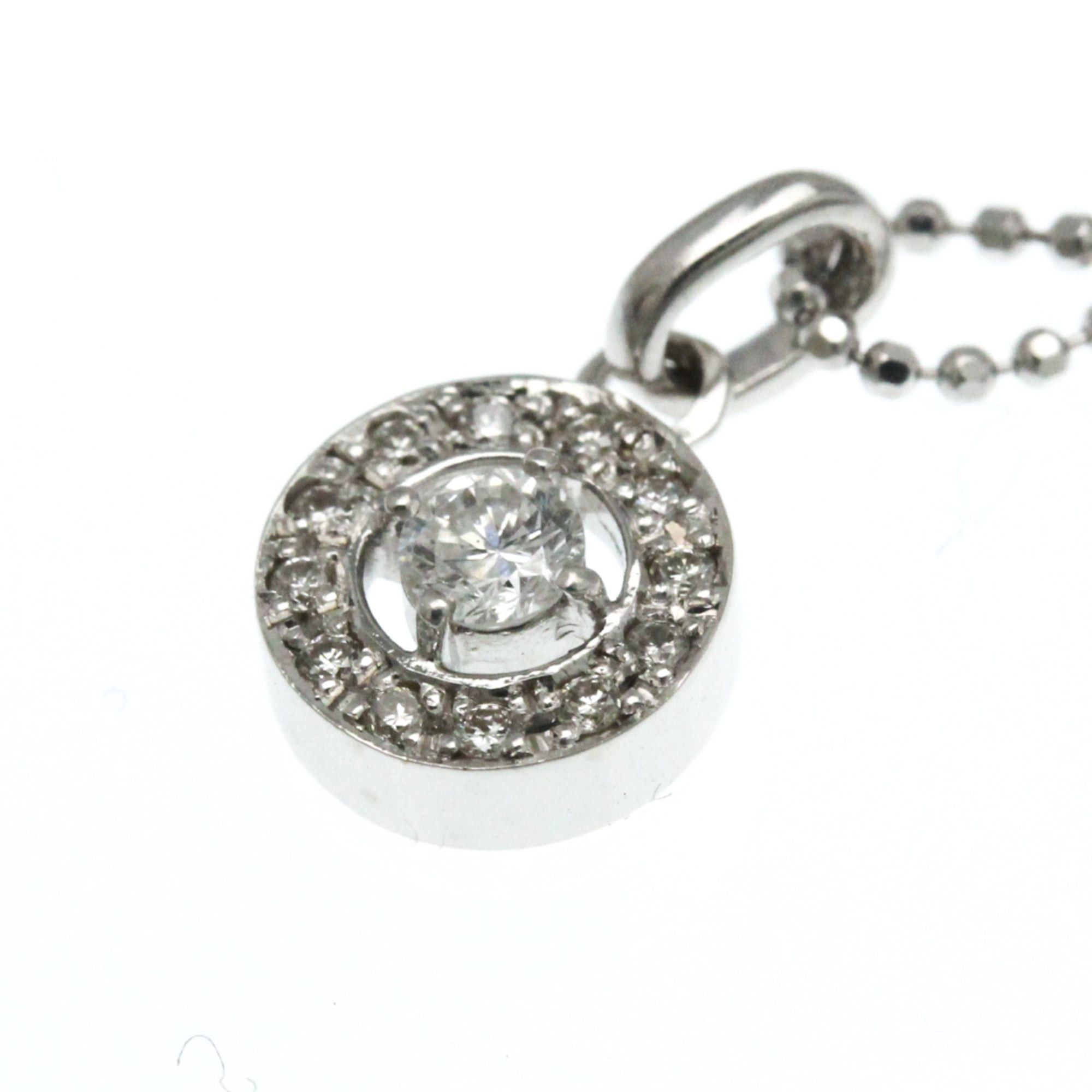 Other Vendome Aoyama Key Diamond Necklace White Gold (18K) Diamond Men,Women Fashion Pendant Necklace (Silver) Size ONE SIZE - 11 Thumbnail