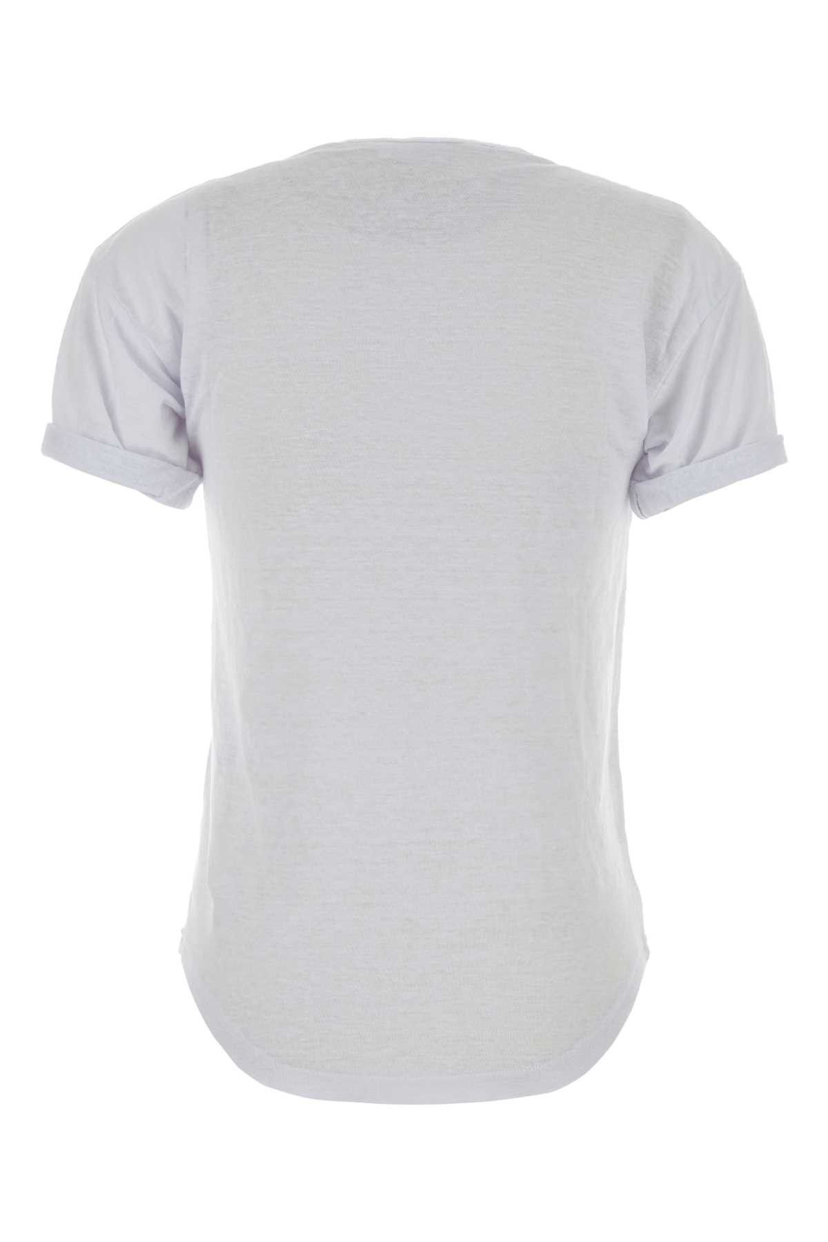 Isabel Marant Etoile White Linen Koldia T-Shirt Size S / US 4 / IT 40 - 2 Thumbnail