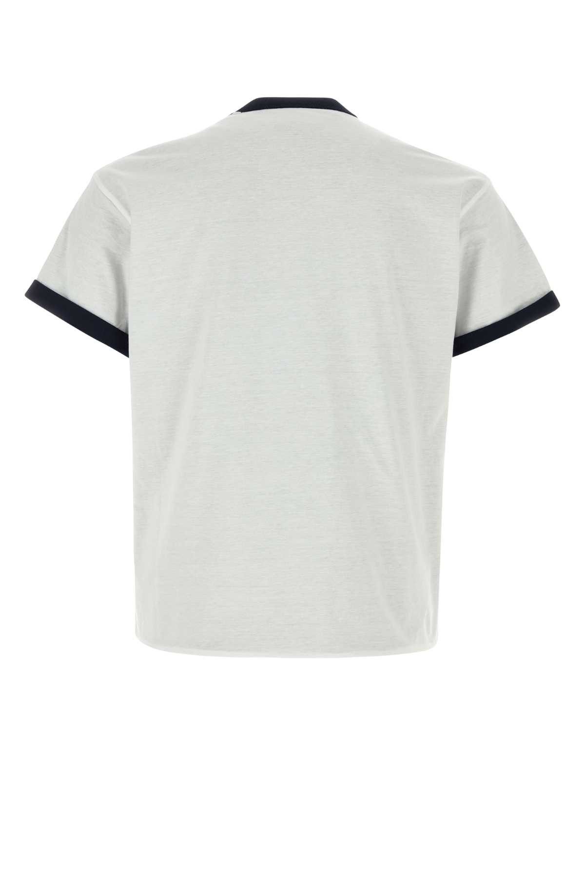 Prada White Cotton Reversible T-Shirt Size US XXL / EU 58 / 5 - 2 Thumbnail