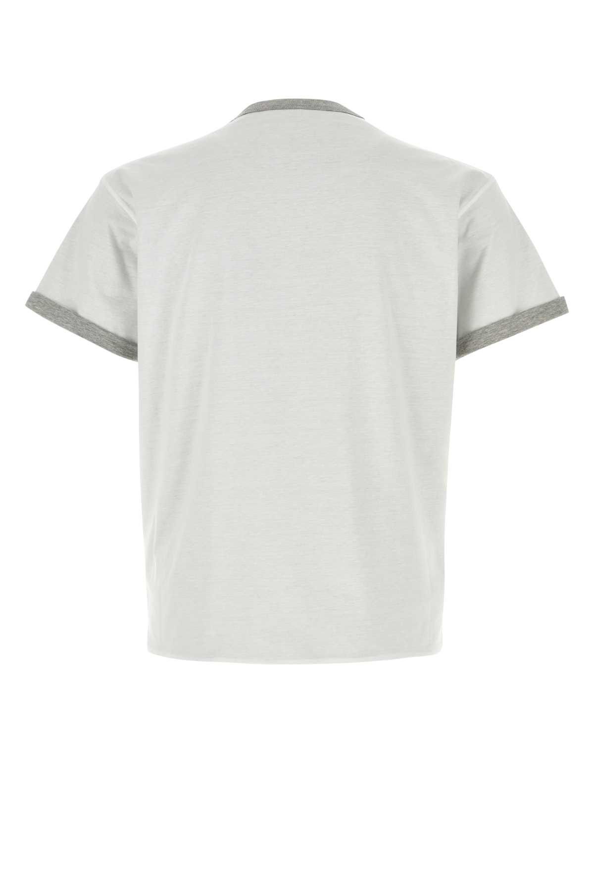 Prada White Cotton Reversible T-Shirt Size US XL / EU 56 / 4 - 2 Thumbnail
