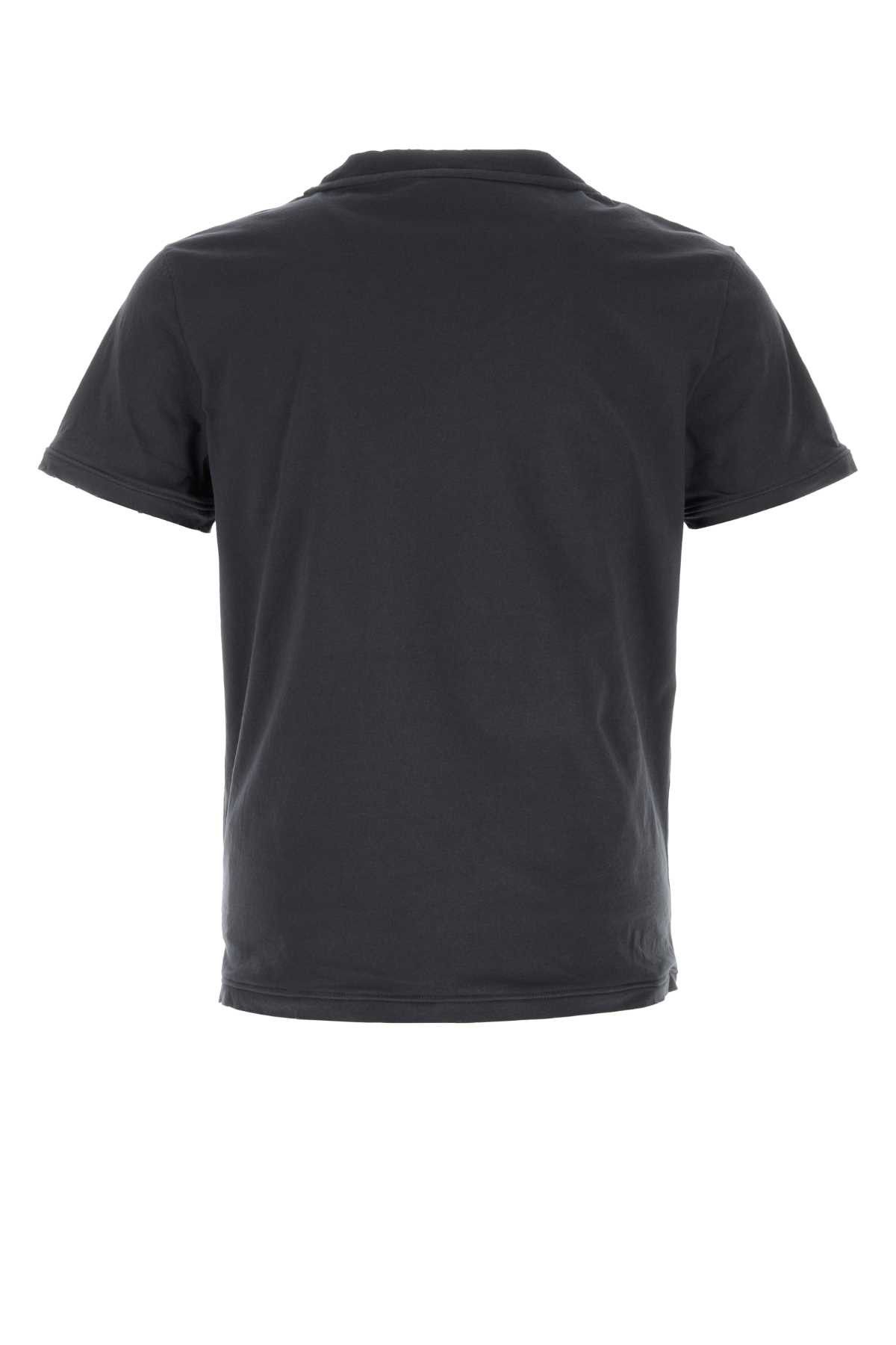 Prada Graphite Cotton T-Shirt Size US S / EU 44-46 / 1 - 2 Thumbnail