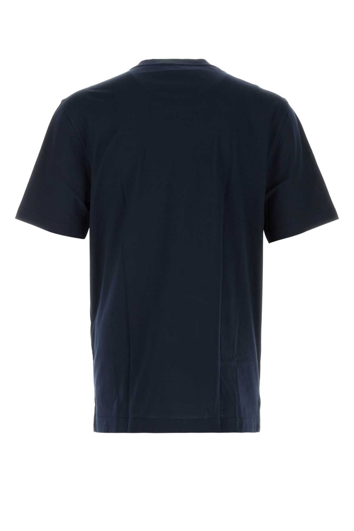 Brioni Midnight Bleu Cottont-Shirt Size US S / EU 44-46 / 1 - 2 Thumbnail