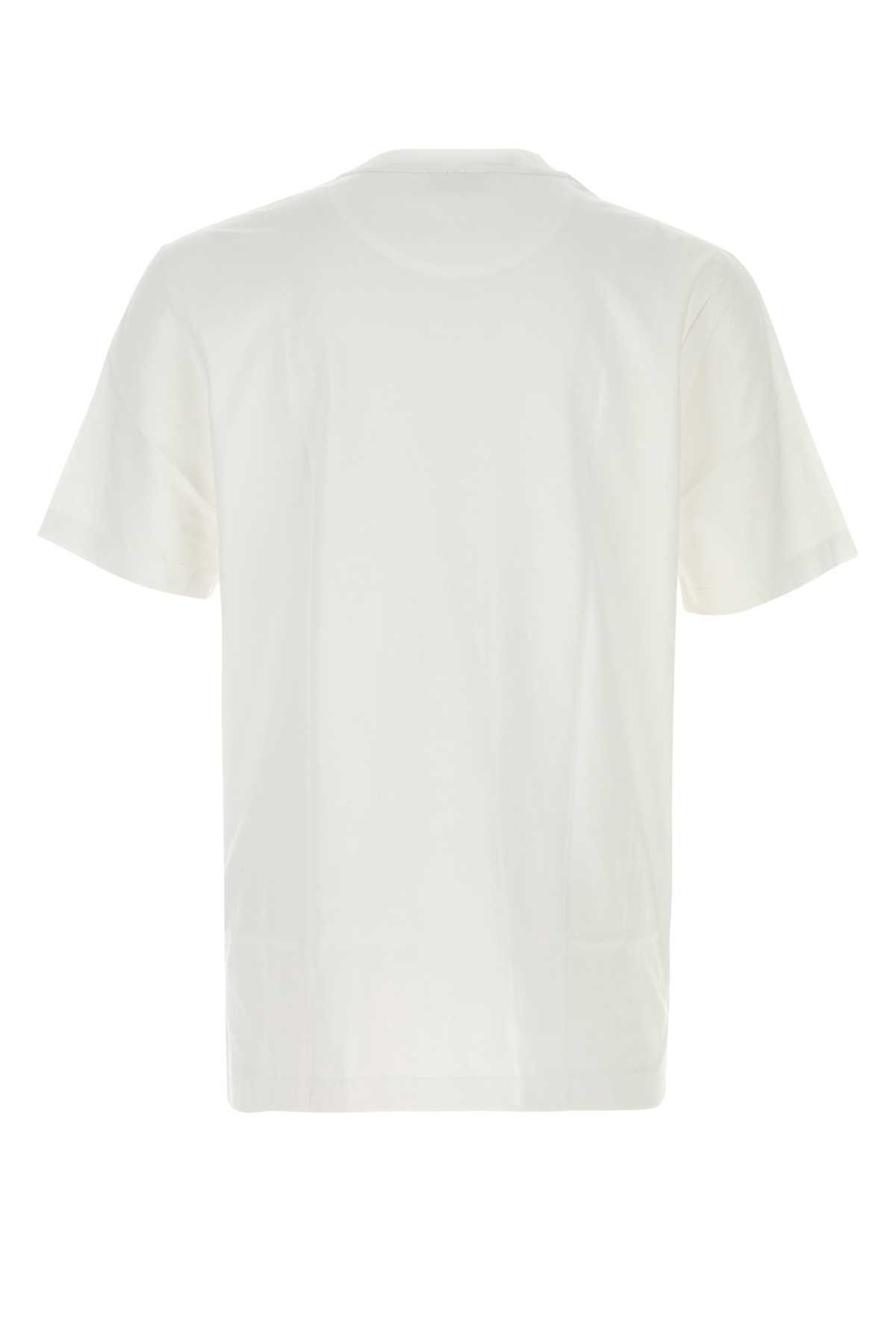 Brioni White Cotton T-Shirt Size US S / EU 44-46 / 1 - 2 Thumbnail