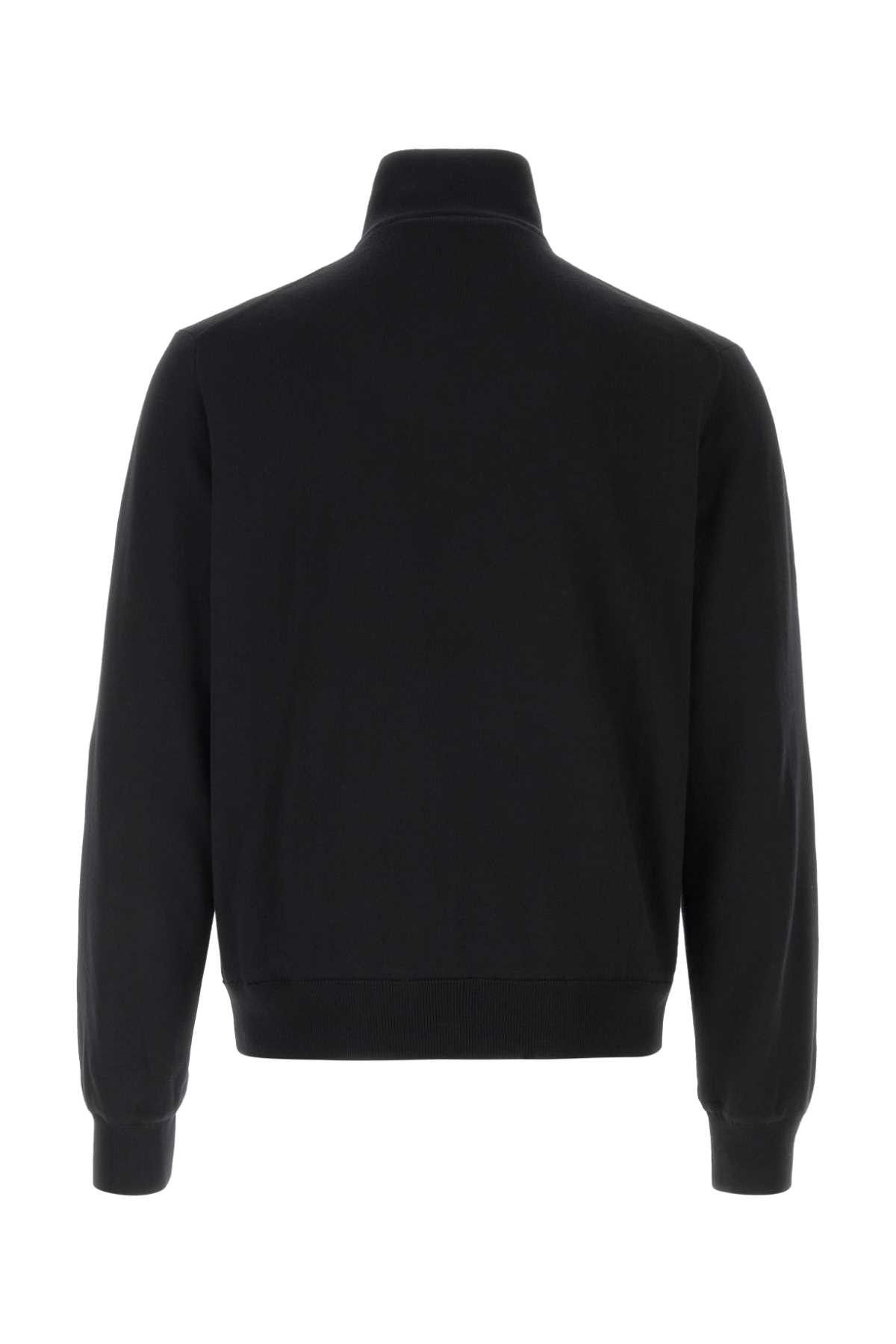 Prada Black Wool Reversible Cardigan Size US M / EU 48-50 / 2 - 2 Thumbnail