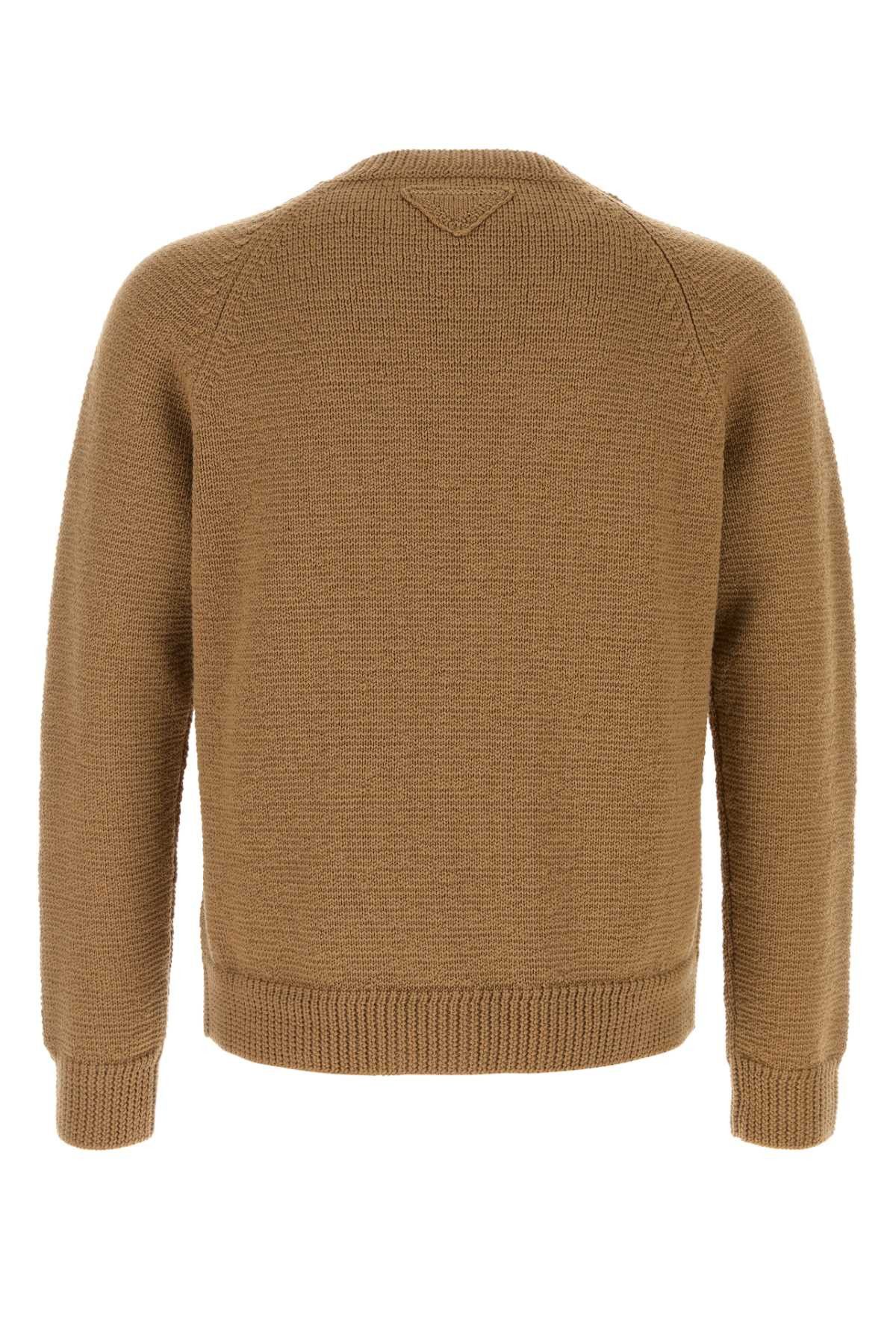 Prada Biscuit Wool Sweater Size US XL / EU 56 / 4 - 2 Thumbnail