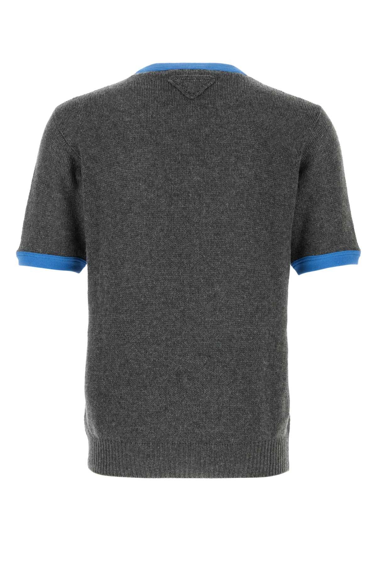Prada Graphite Cashmere Sweater Size US XL / EU 56 / 4 - 2 Thumbnail