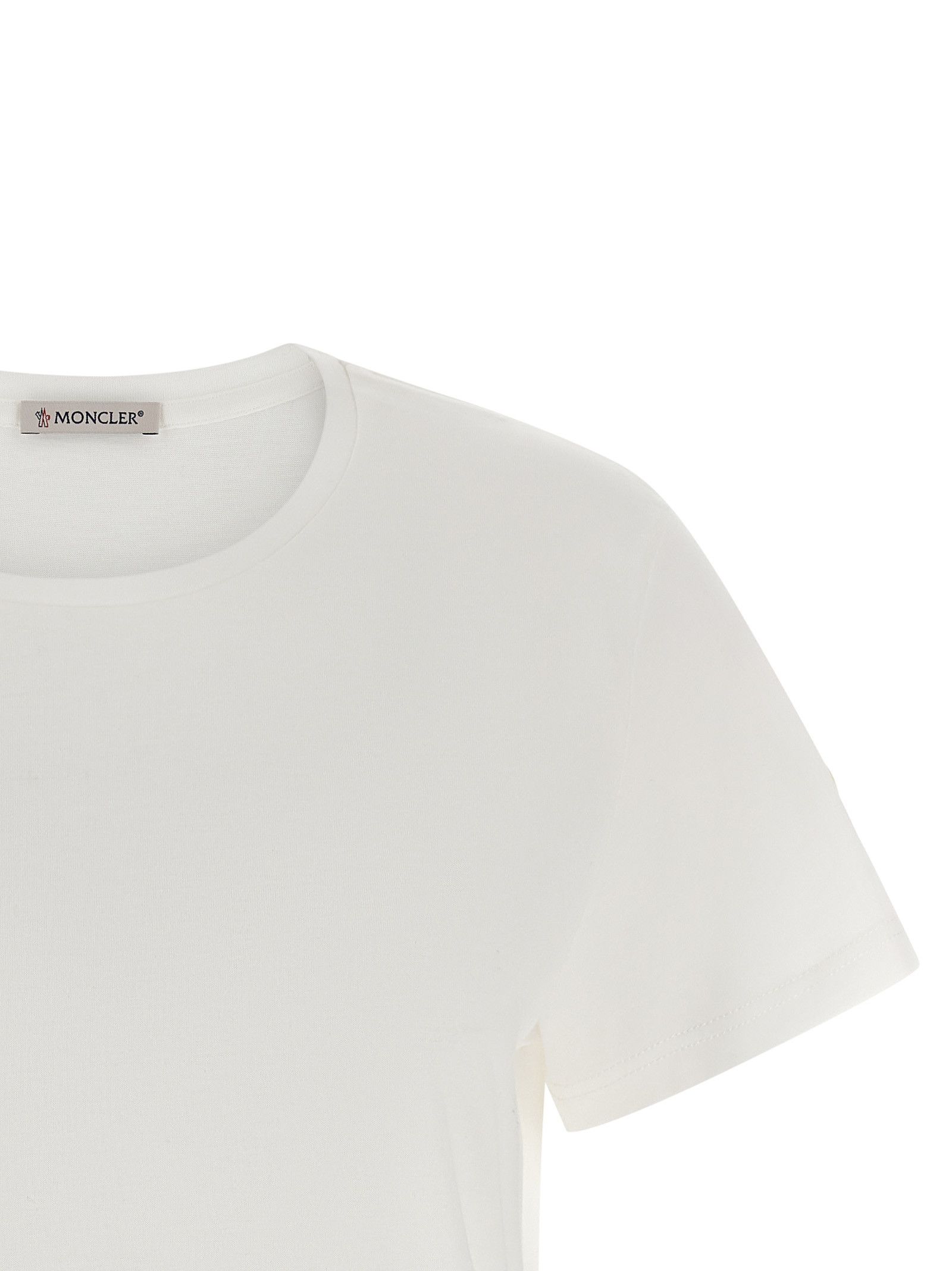 Moncler Logo Patch T-Shirt Size XS / US 0-2 / IT 36-38 - 3 Thumbnail