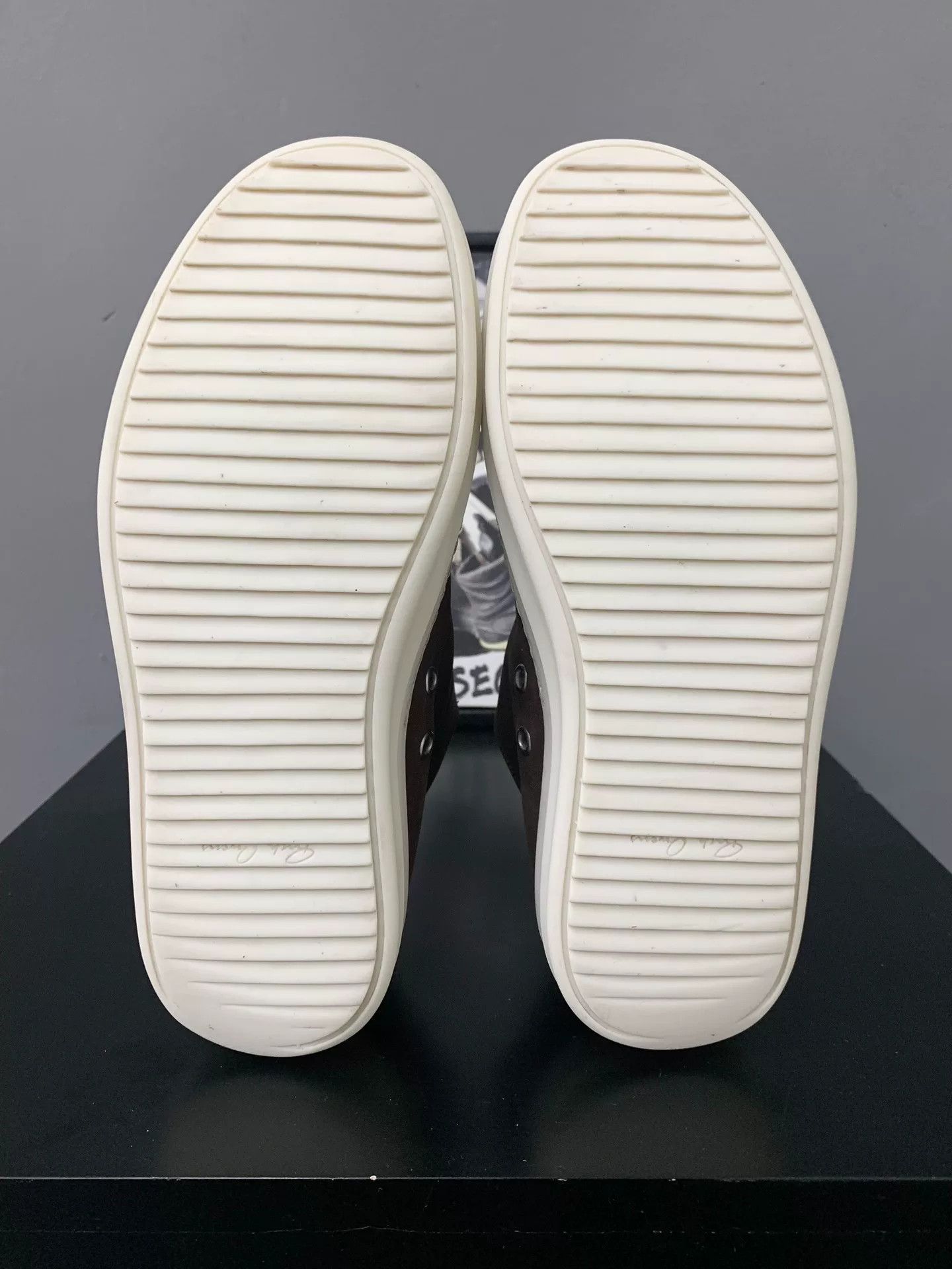 Rick Owens rick owens low-top brown sneakers Size US 5 / EU 37 - 8 Thumbnail