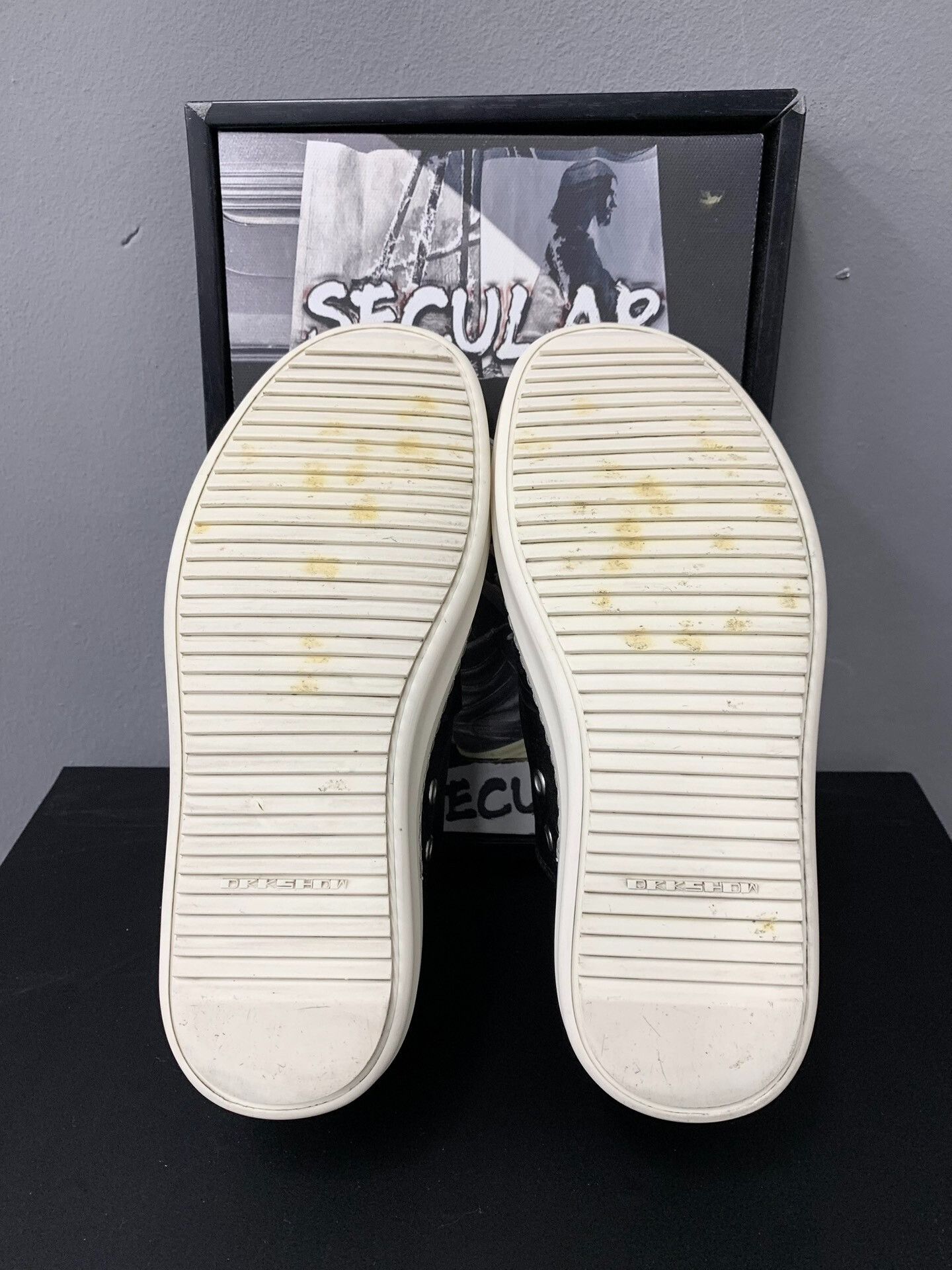 Rick Owens rick owens black silk low-top sneakers Size US 6.5 / IT 36.5 - 8 Thumbnail