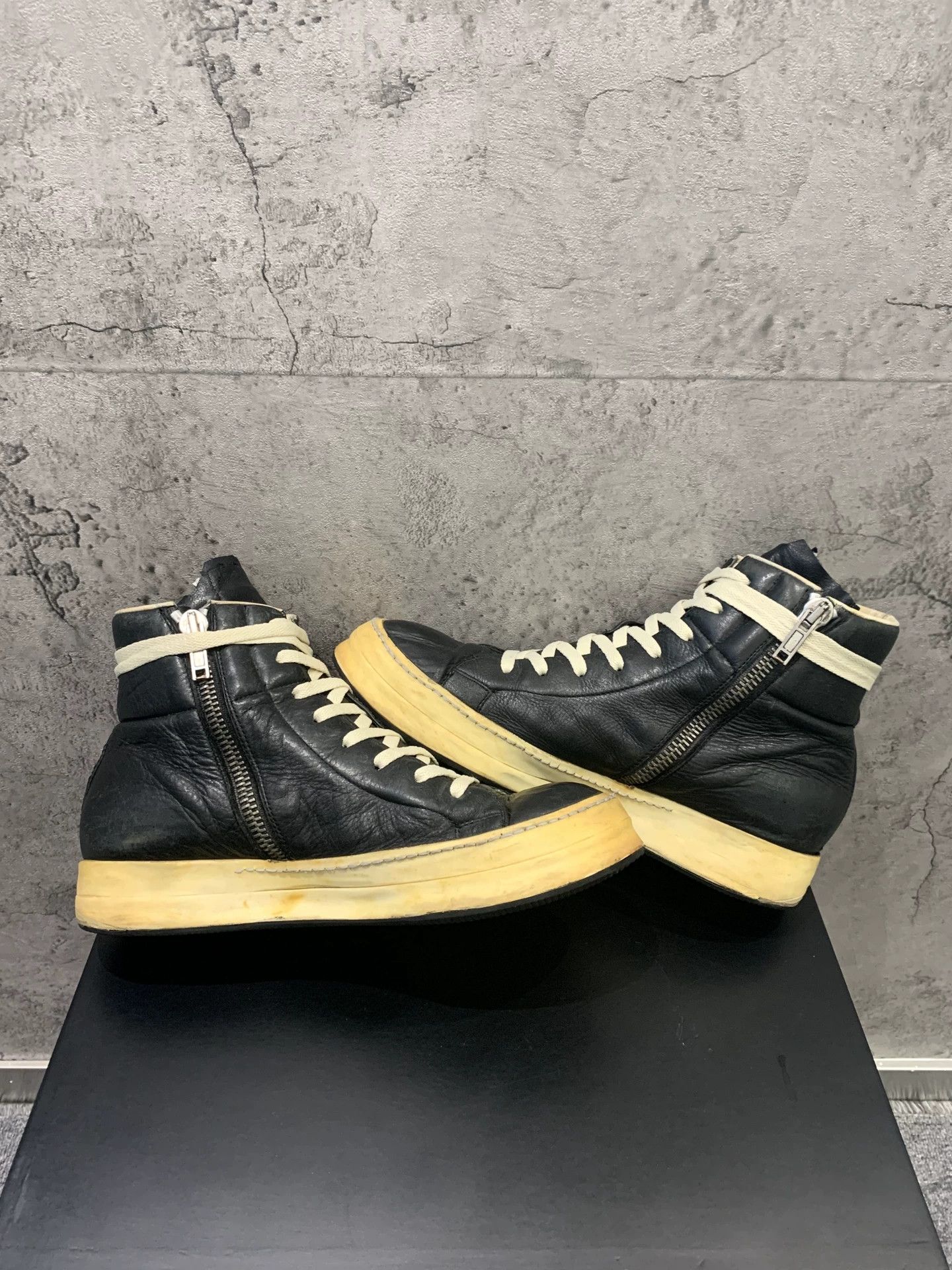 Rick Owens rick owens 07ss minimal dunk high-top sneakers Size US 9 / EU 42 - 3 Thumbnail