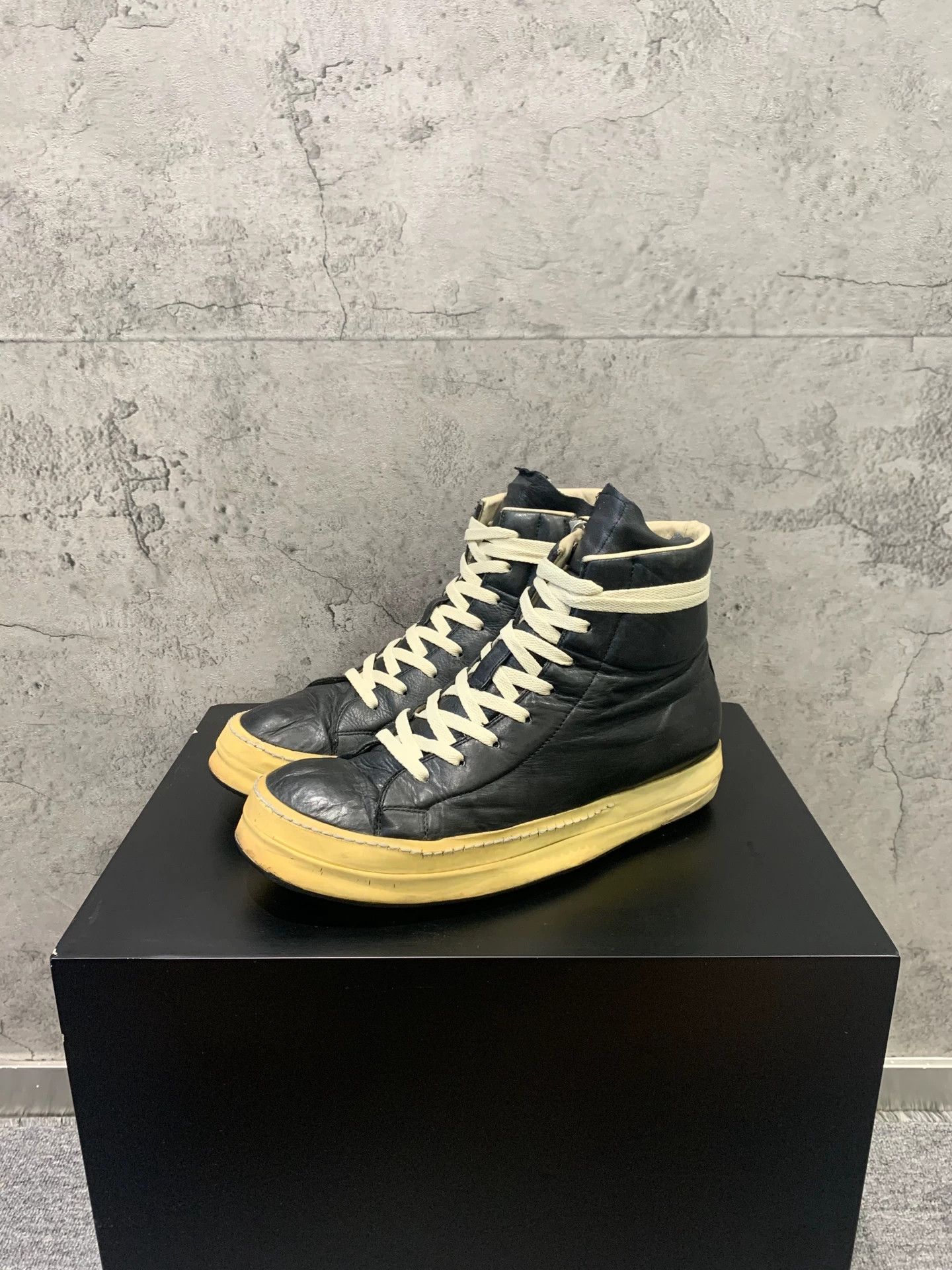 Rick Owens rick owens 07ss minimal dunk high-top sneakers Size US 9 / EU 42 - 2 Thumbnail