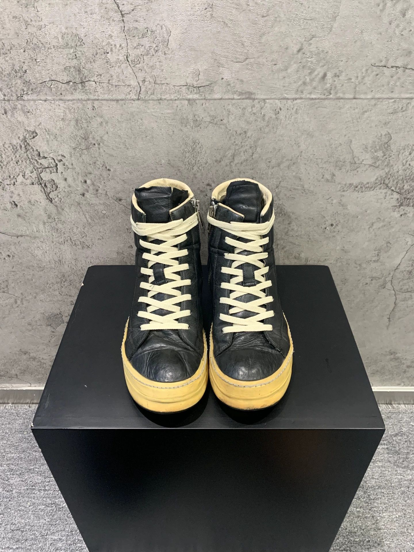 Rick Owens rick owens 07ss minimal dunk high-top sneakers Size US 9 / EU 42 - 5 Thumbnail