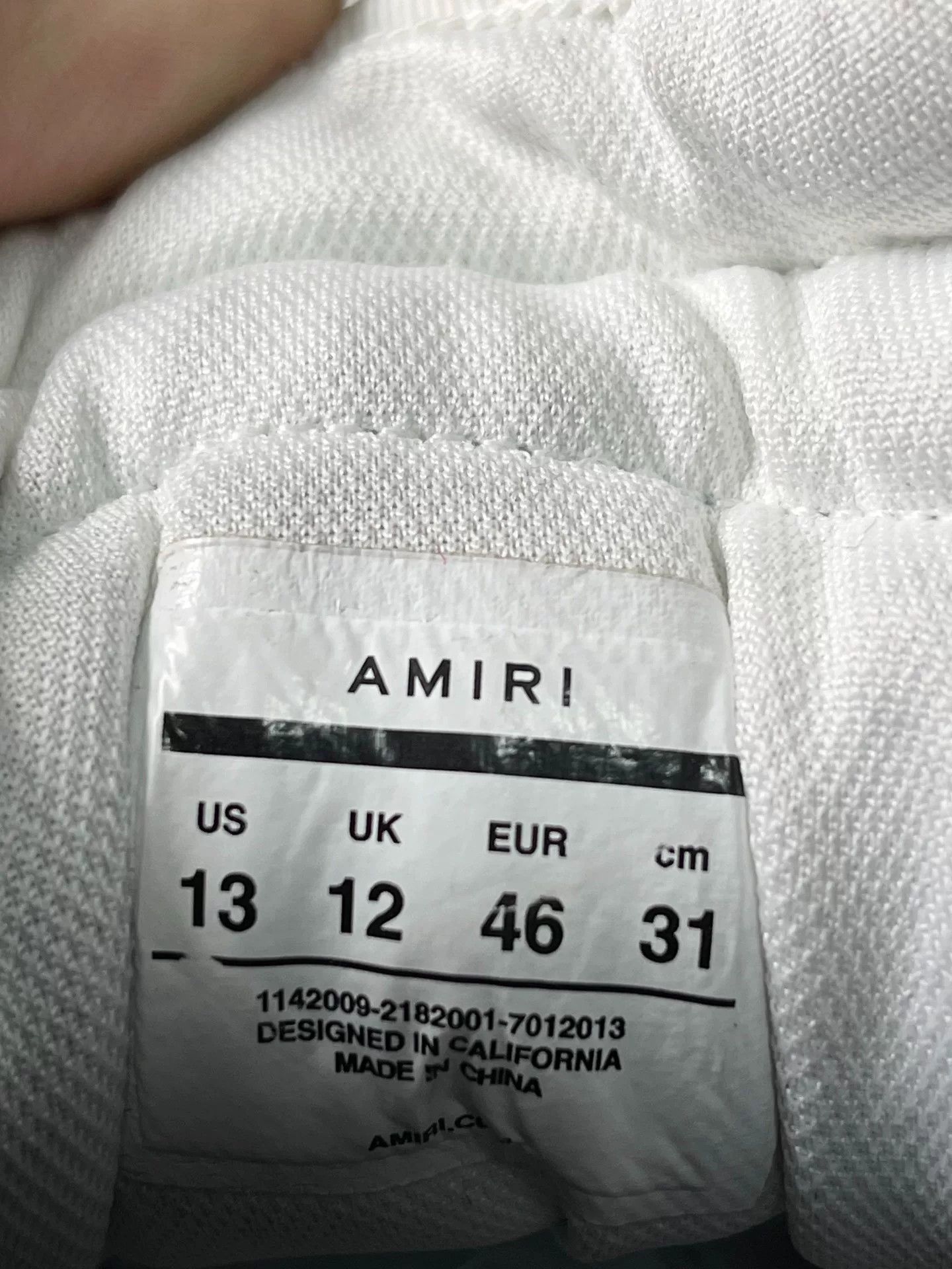 Amiri amiri high-top skeleton toe shoes black and white Size US 12 / EU 45 - 9 Thumbnail